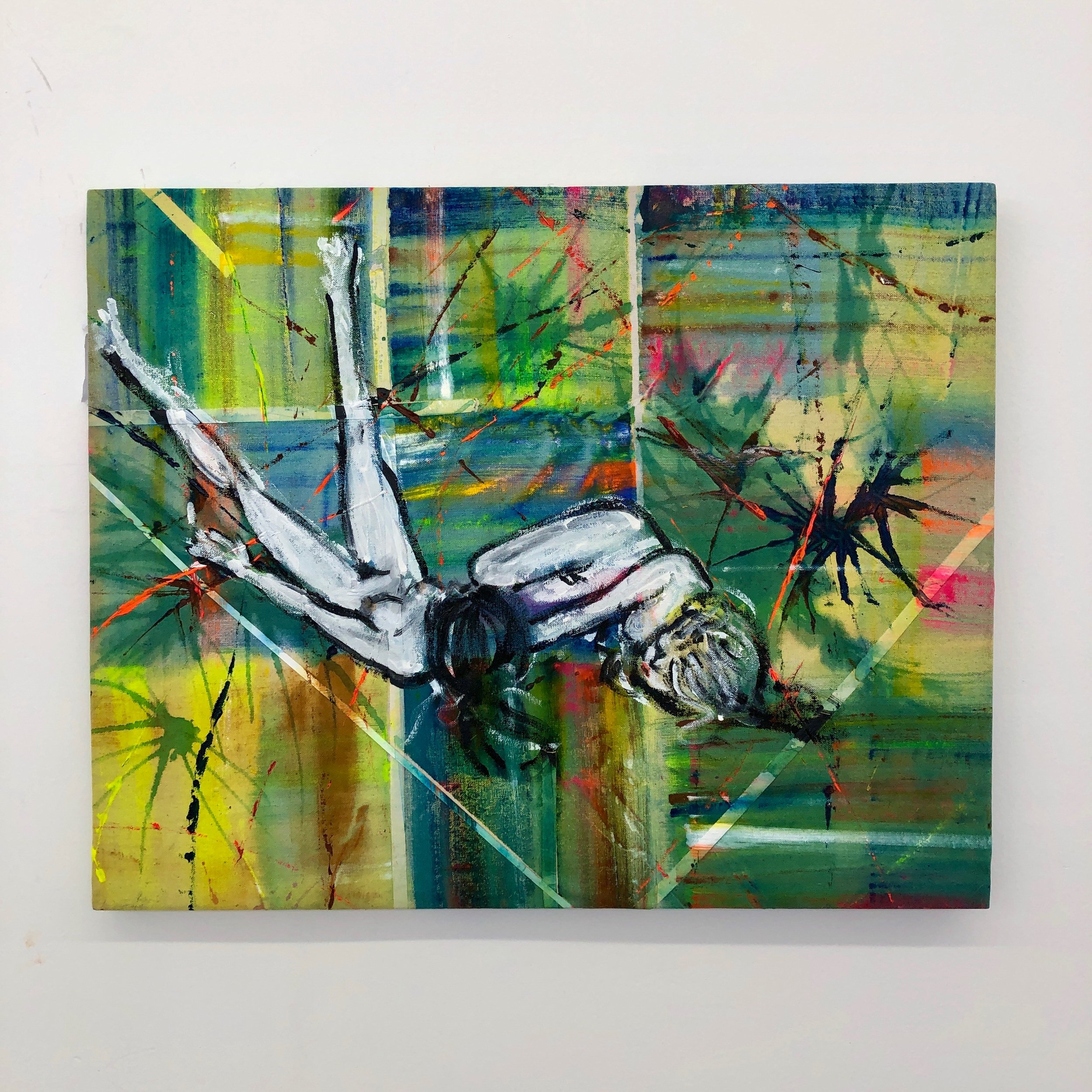 Communion, 2020, acrylic on canvas, 24x30 inches