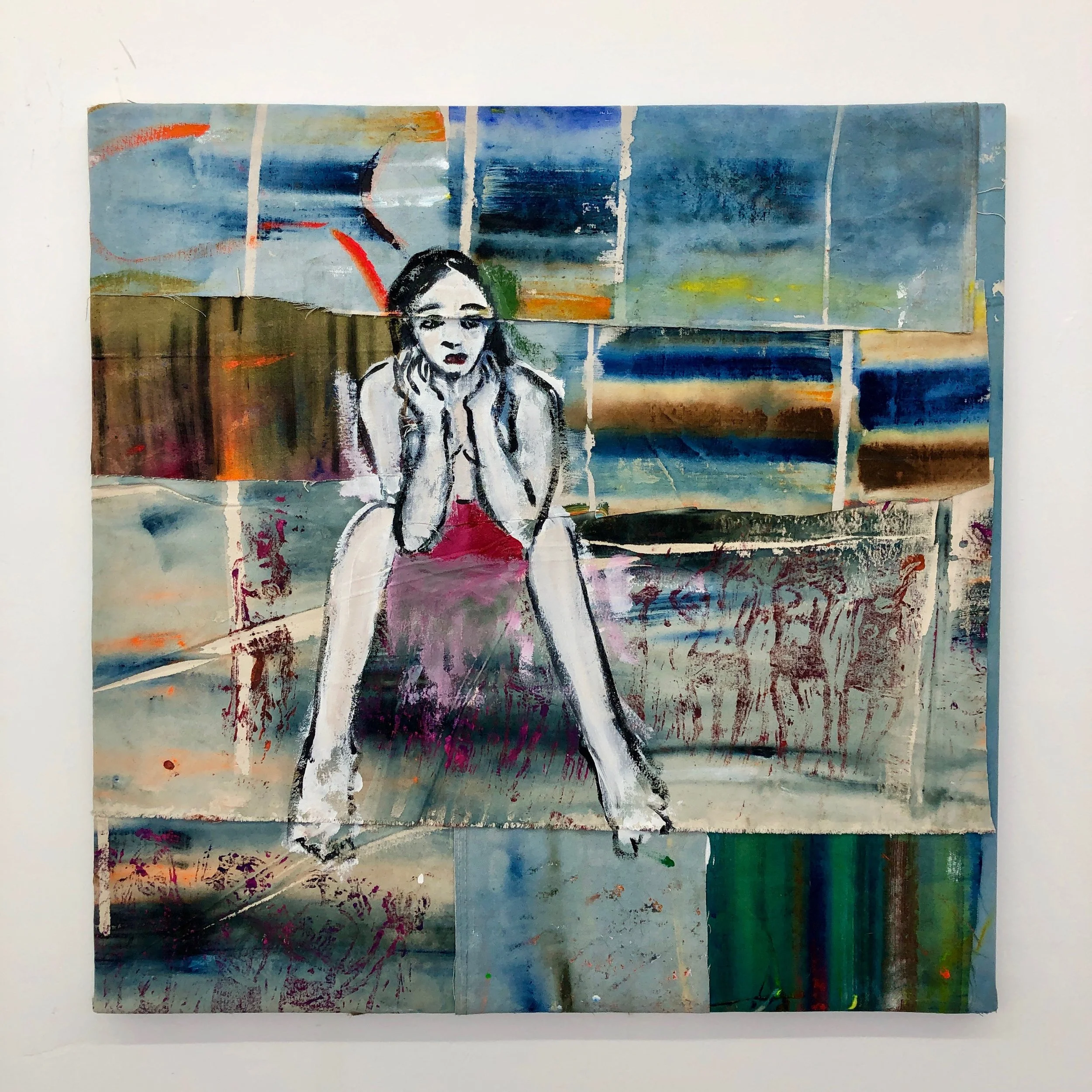 Isis, 2020, acrylic on canvas, 36x36 inches