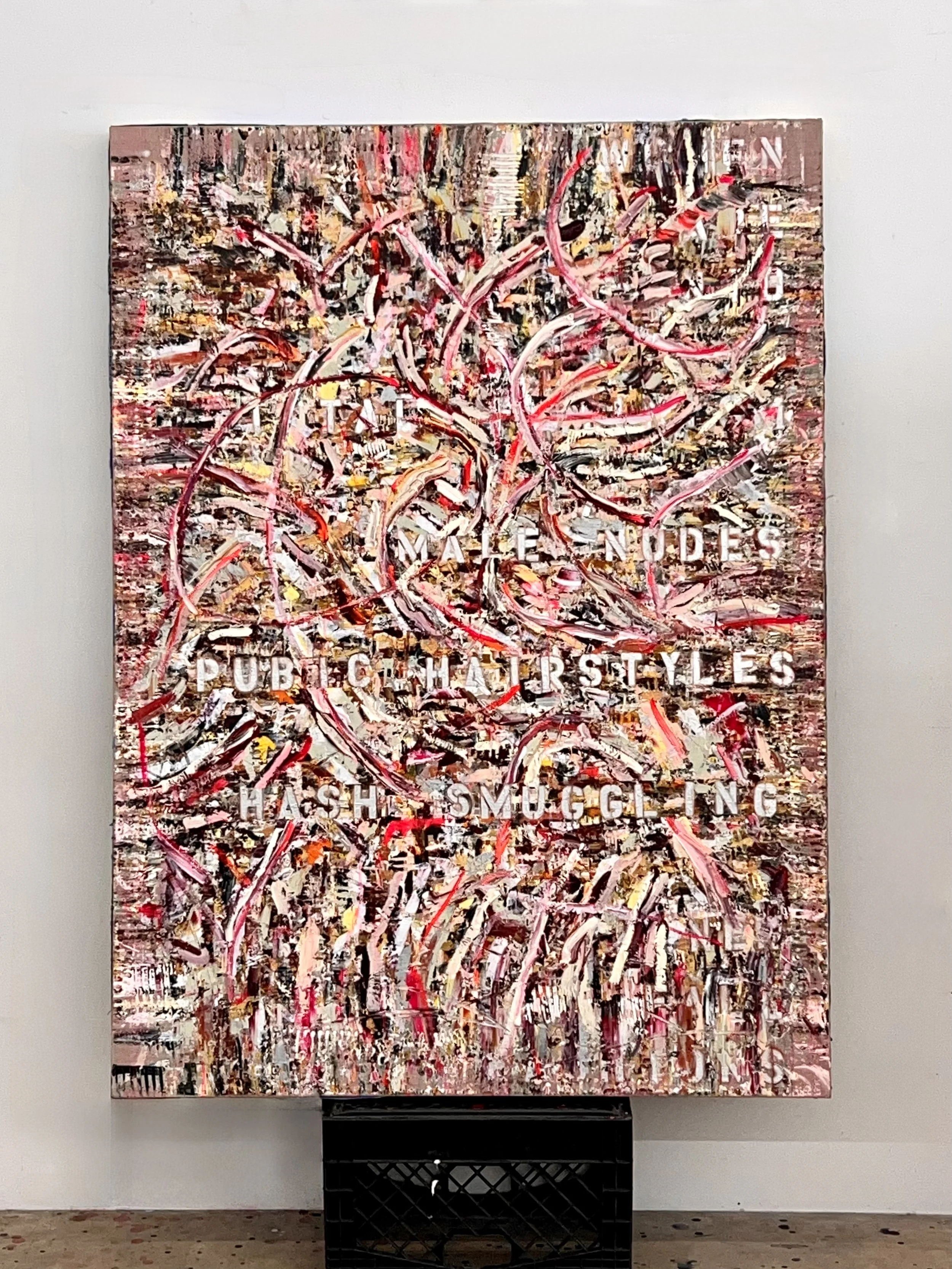 Viva, 2026, acrylic on linen, 60x44 inches *From the 'women are into' series 