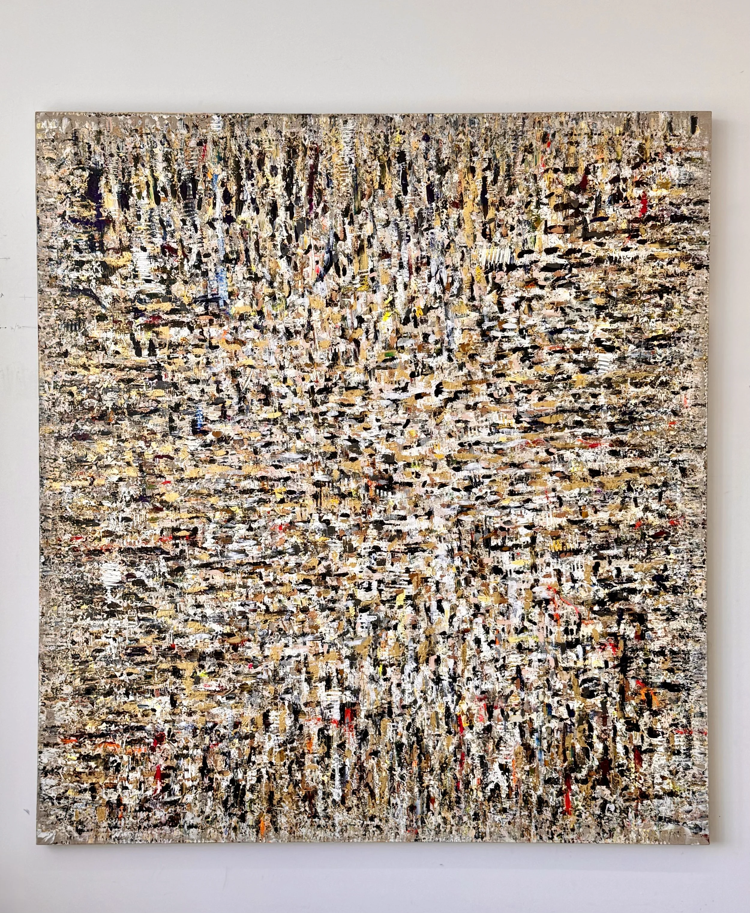 Wild Card, 2024, acrylic on linen, 82x75 inches