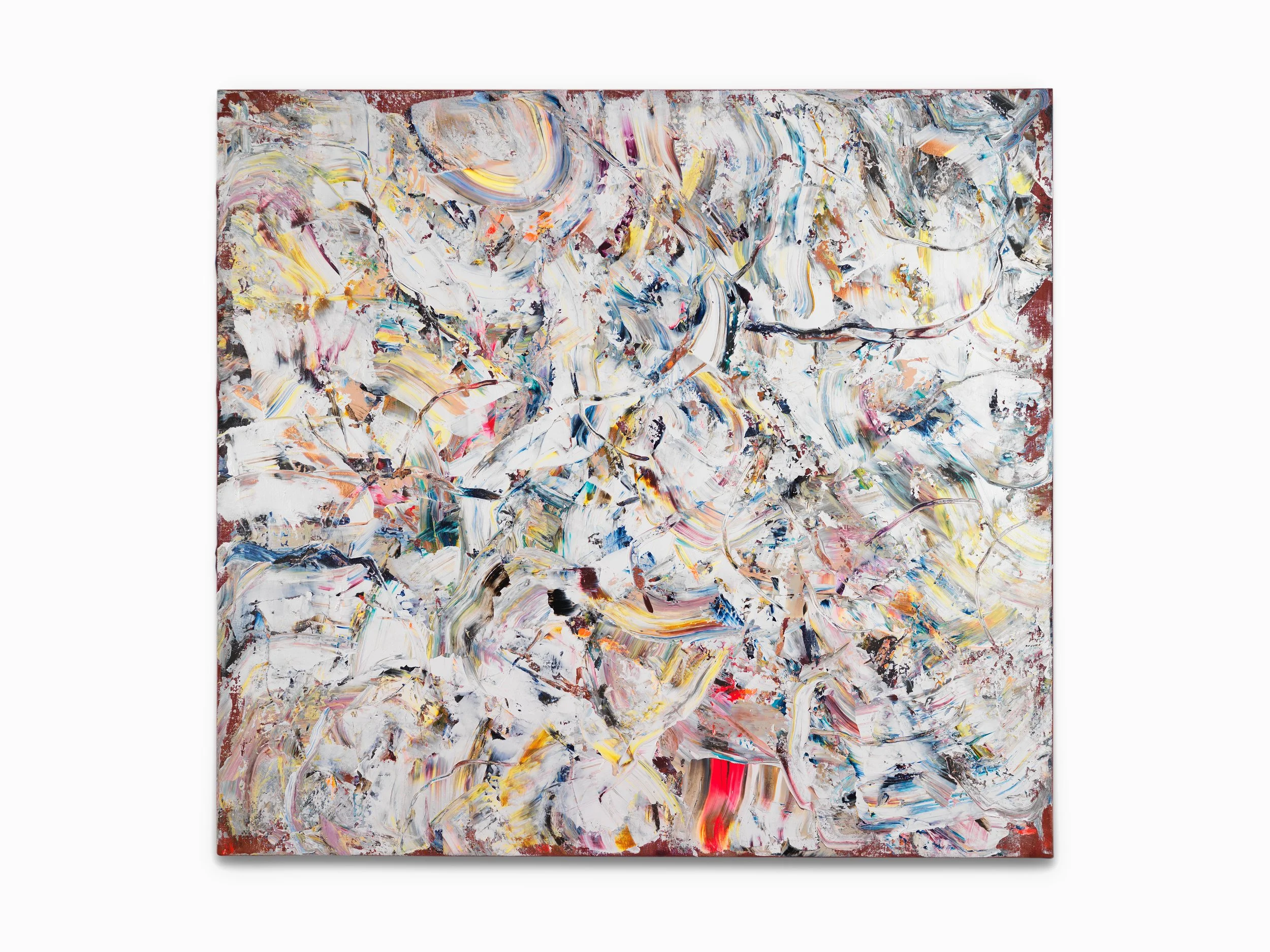 Never Let Go, 2022, acrylic on linen, 44x48 inches