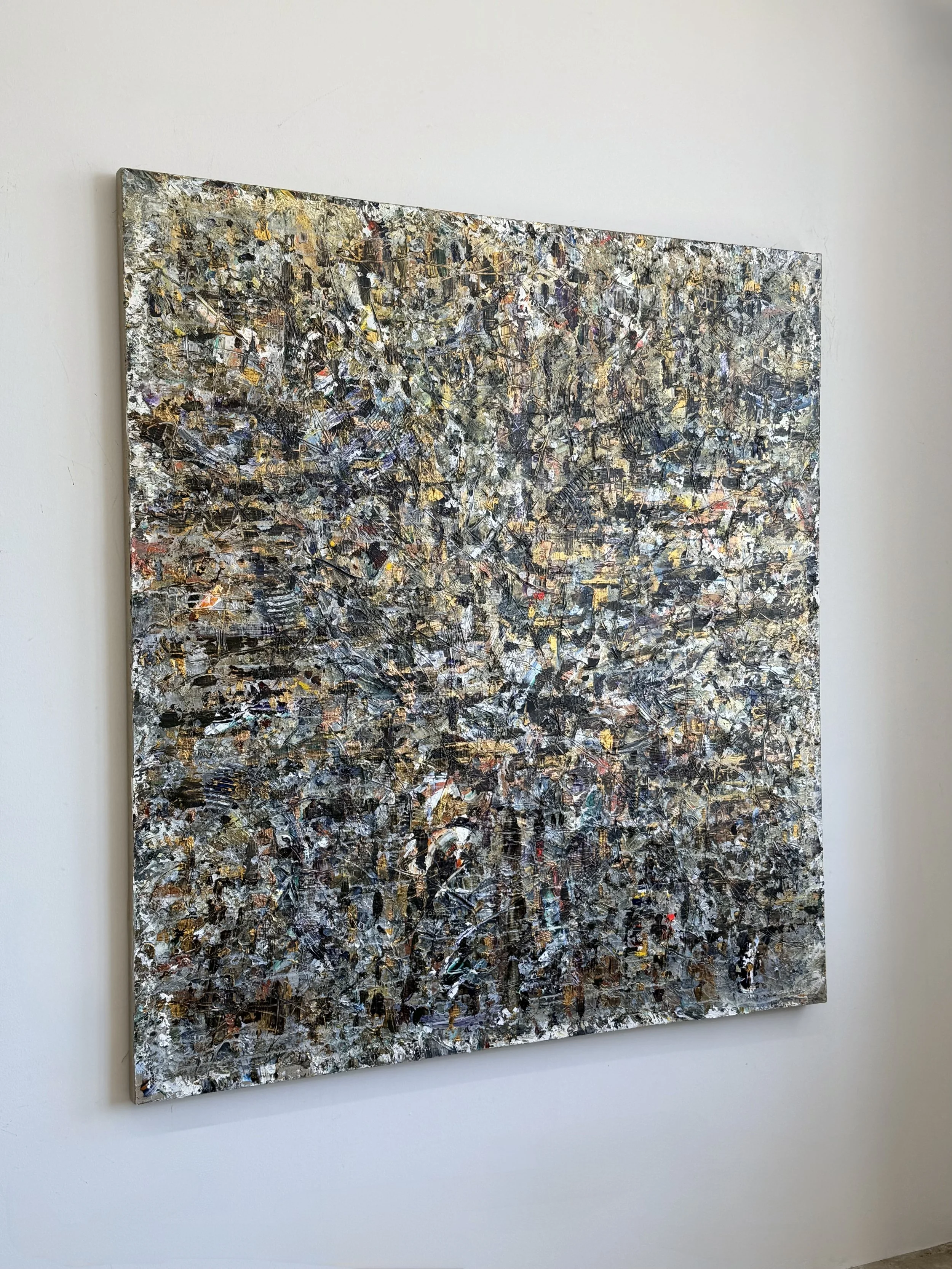 Holy Moment, 2026, acrylic on linen, 65x60 inches *side 