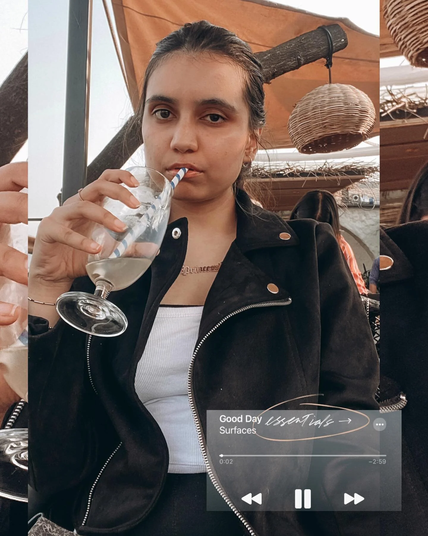 ☼ Essentials of a 𝒈𝒐𝒐𝒅 day ☼ ☺️

&bull;𝒈𝒐𝒐𝒅 drinks
&bull;𝒈𝒐𝒐𝒅 company
&bull;𝒈𝒐𝒐𝒅 food
&bull;𝒍𝒐𝒕𝒔 of laughter 

🤍🤍🤍