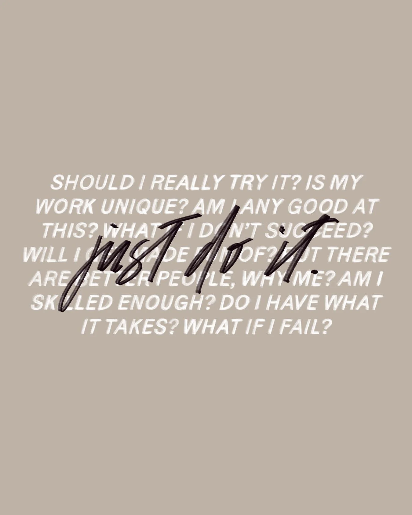 They say self doubt kills more dreams than failure ever will, so dust those negative thoughts away and 𝒈𝒐 𝒇𝒐𝒓 𝒊𝒕! ✨