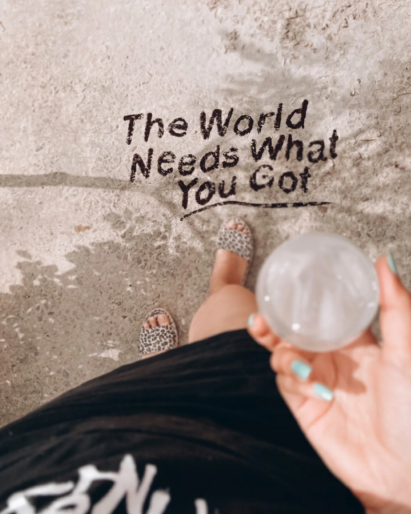 The world needs what you got ✨

-Post that photo in your drafts
-Sell that artwork
-Invest in that dream
-Write that book
-Shoot that vlog

....and whatever else you want, because you&rsquo;ll always add that little something to the world when you do