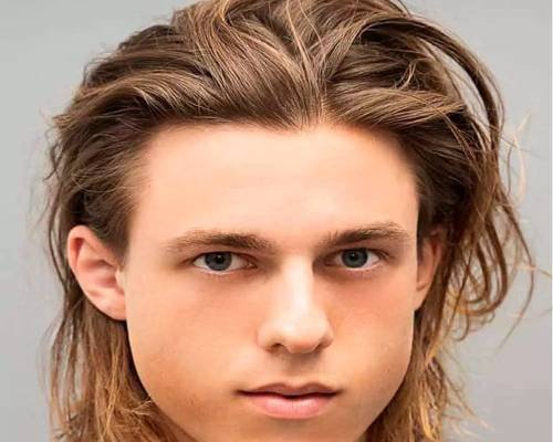 Mid-Length Side Part Hairstyle