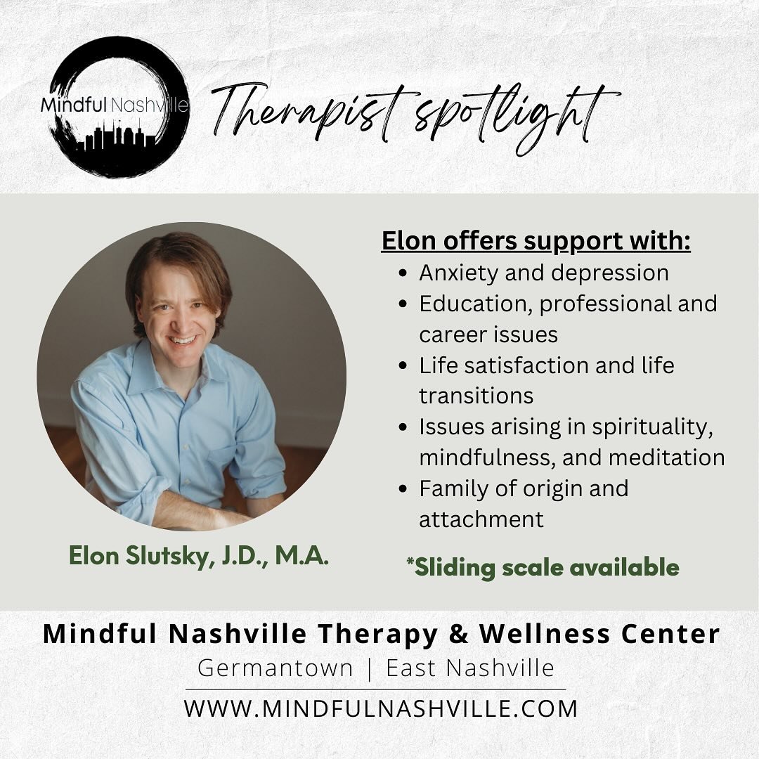 Introducing our newest team member, Elon! Former attorney, turned mindfulness based therapist. We are so grateful to be collaborating and learning from each other. ❤️🙏❤️🙏