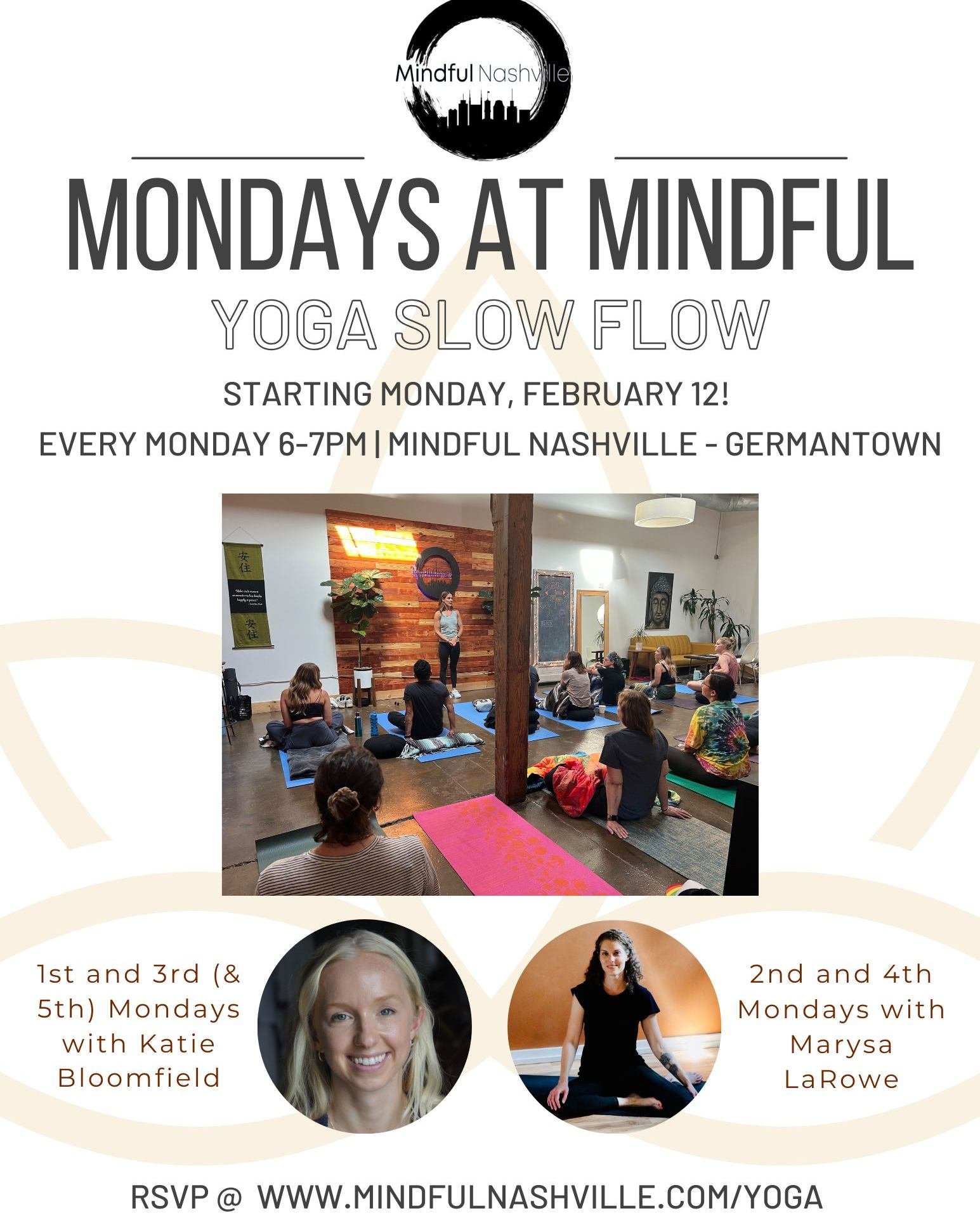 In this ''slow flow'' vinyasa-style class, students are guided gently through a series of yoga postures. The primary emphasis of this class is linking breath to movement as a means of feeling a greater sense of physical embodiment and presence. As wi
