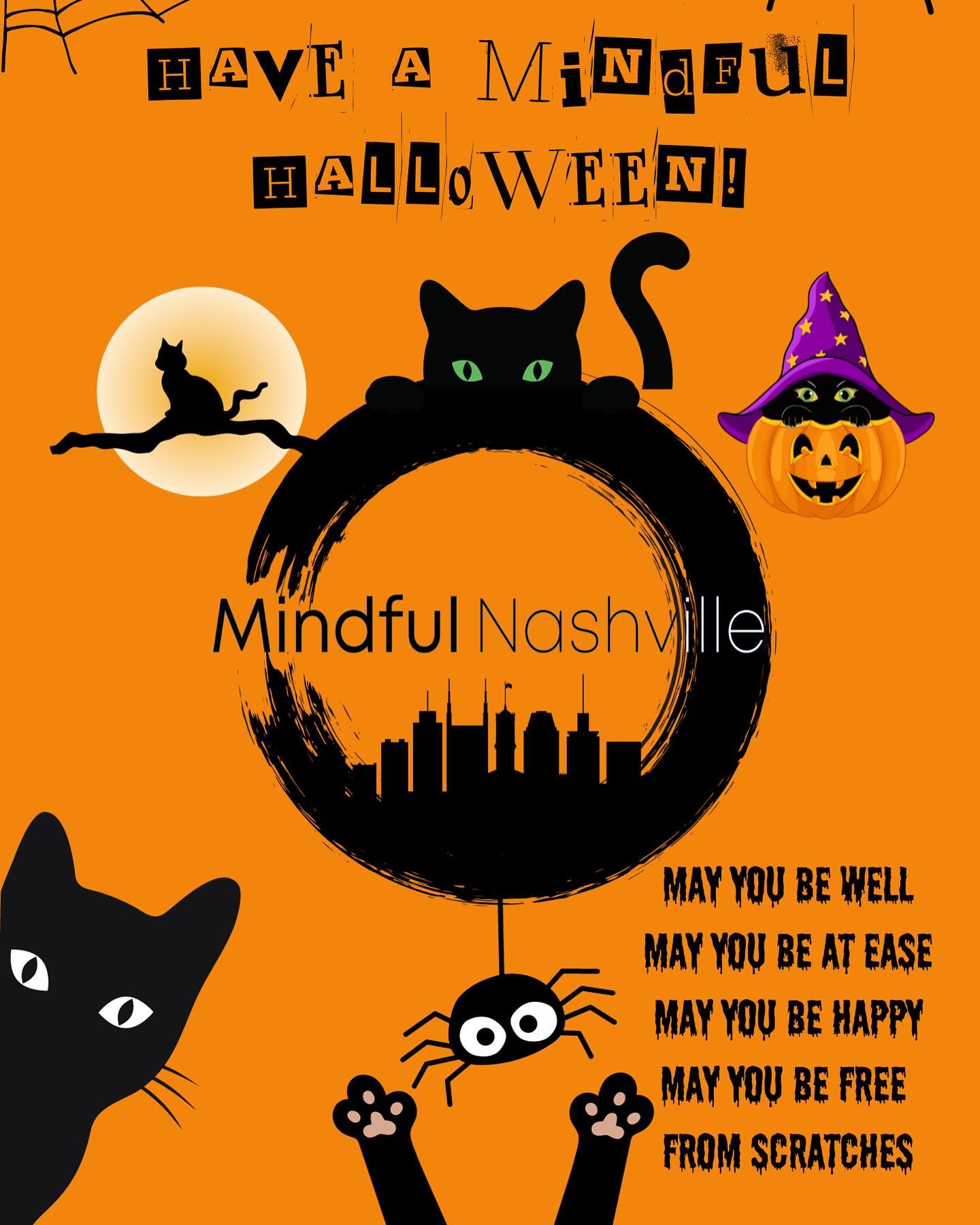 May you all have a wonderfully mindful Halloween, free from scratches 😋❤️🤗🙏 May you be filled with ease and joy and lots of organic cane sugar based treats!