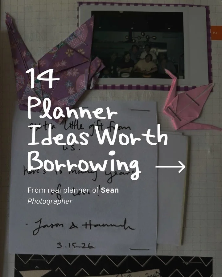A big takeaway from Sean&rsquo;s planner: Make the planner work for you, not the other way around 🫡

When we designed Haroo Planner, we wanted it to be flexible enough to fit each person&lsquo;s way of planning, tracking, and remembering their days.
