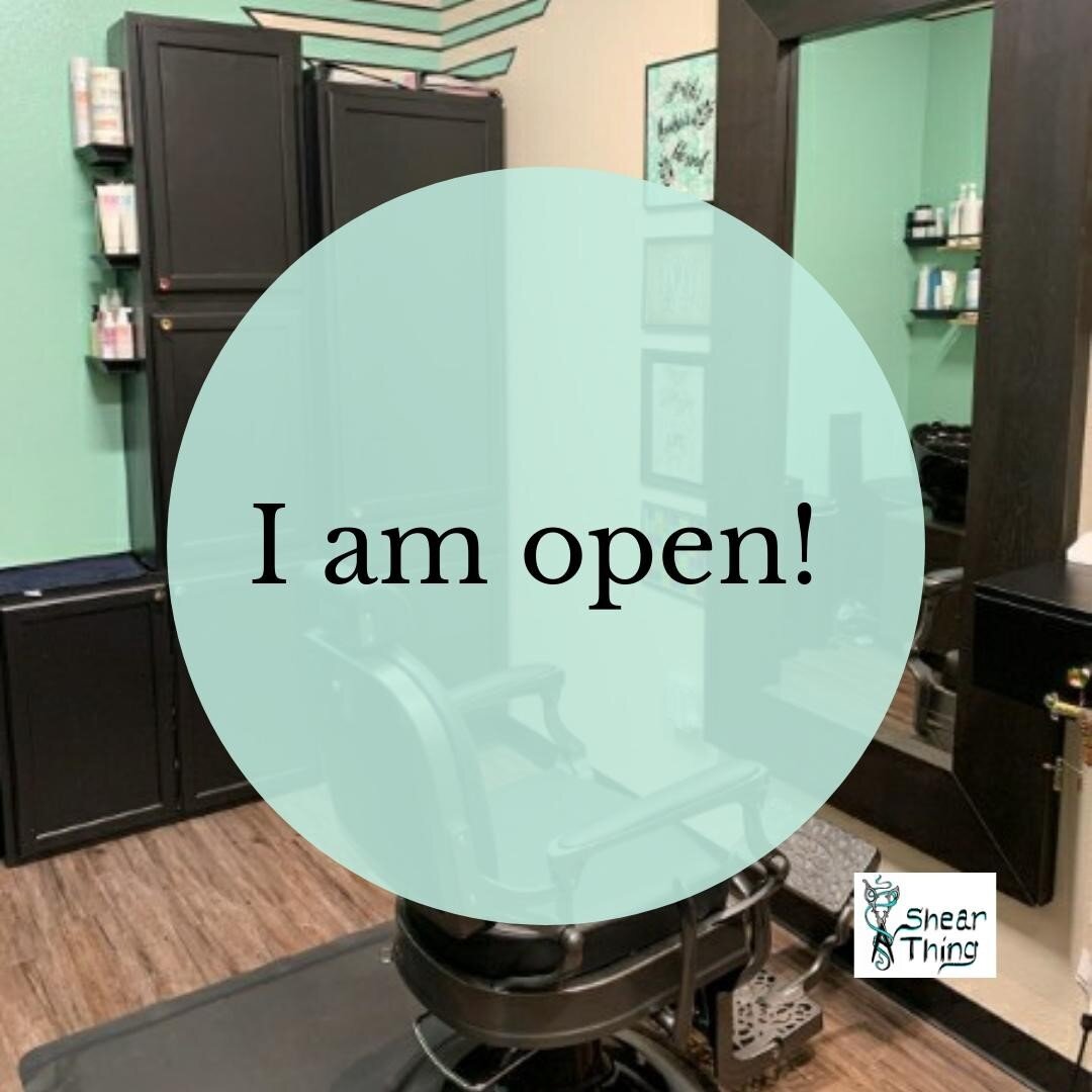 Alameda county's hair salons are now open for business! Come on by my salon at 4230 Rosewood drive, Pleasanton, CA! Or use the link in my bio to schedule an appointment. I can't wait to see your faces! 

#pleasantonhairstylist #pleasantonhaircolor #h