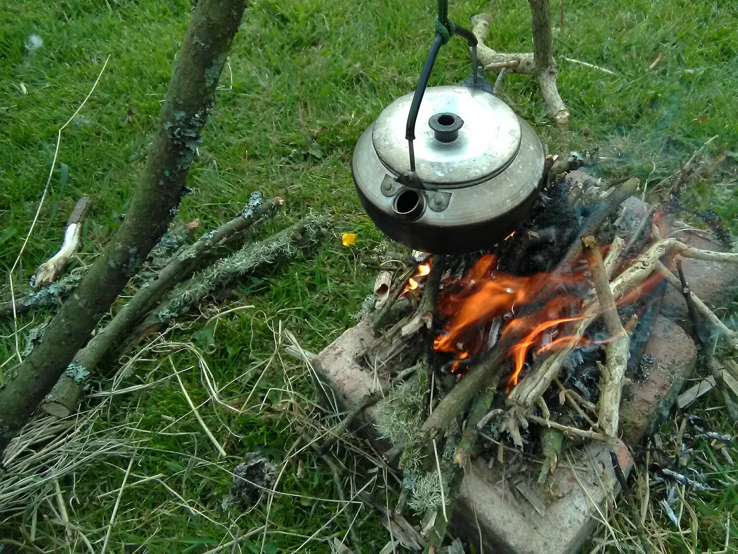Sitting round the hearth with songs and stories and faces aglow - boiling up a cuppa, cooking up a feast