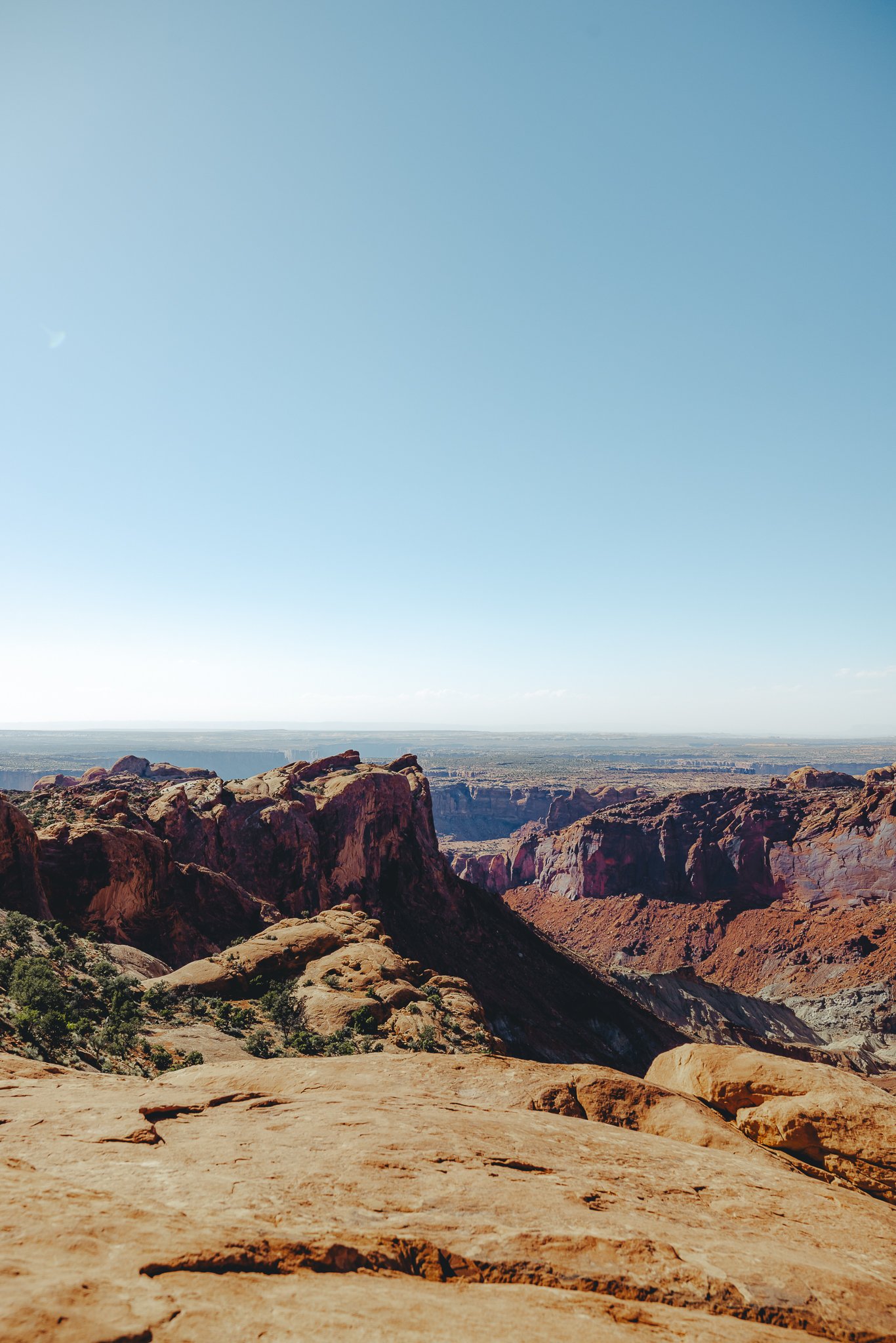 The first overlook of Upheaval Dome