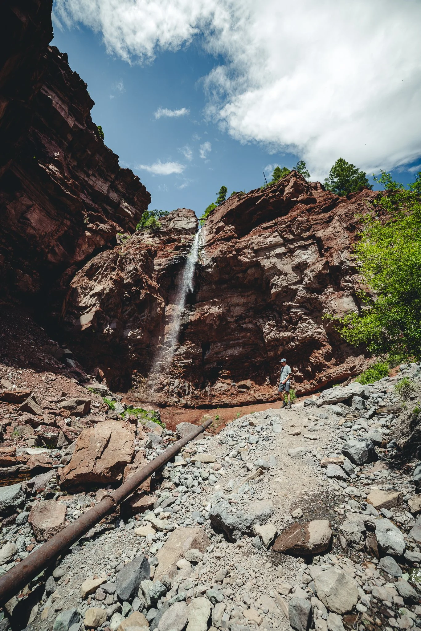 waterfalls in town