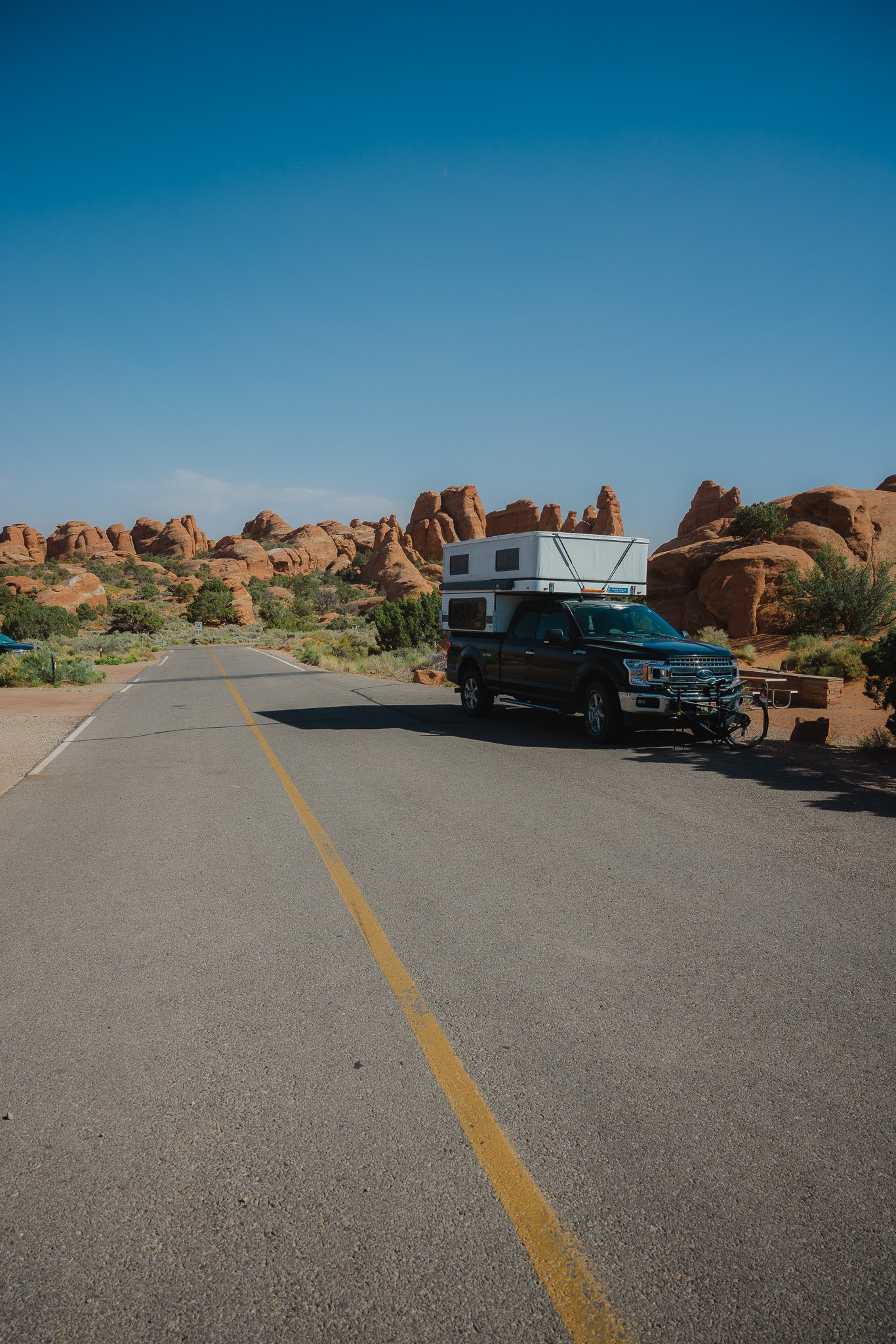 A campground in arches