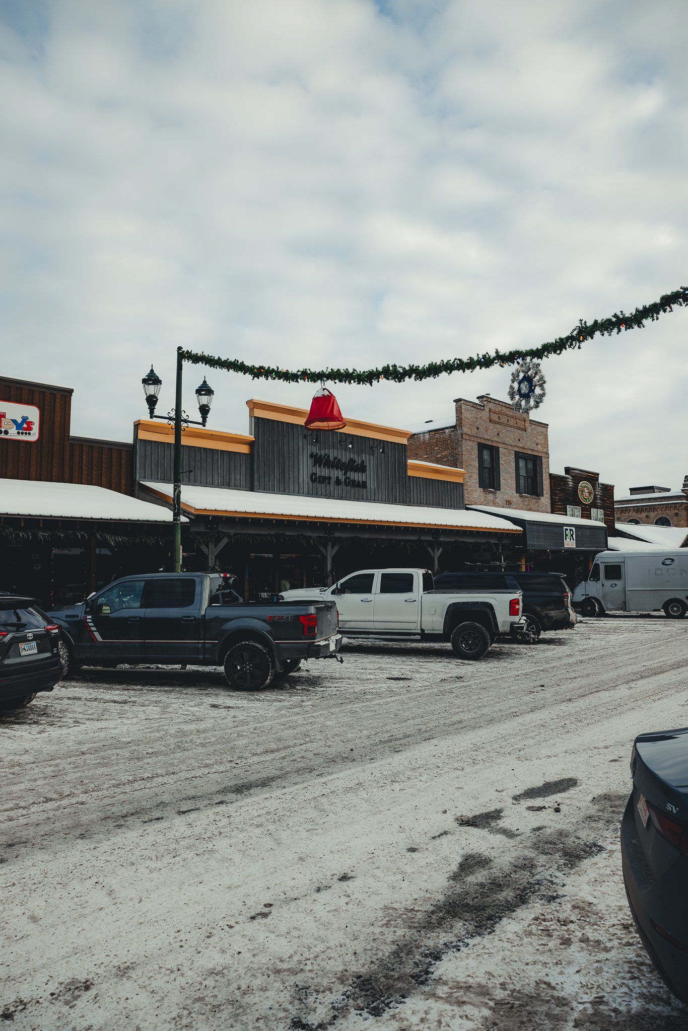 Shops in downtown Whitefish