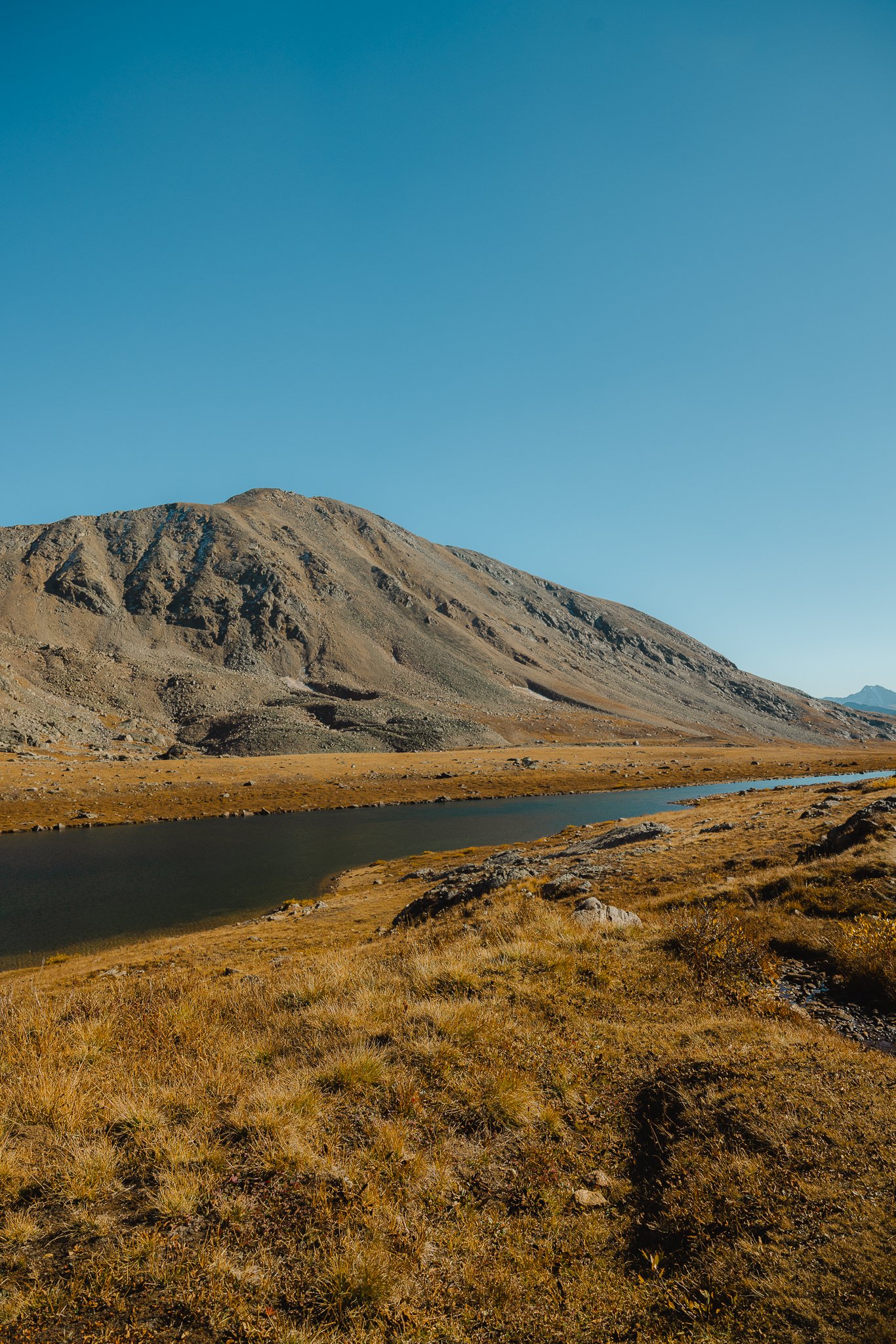 A great spot for a break at the first Alpine Lake