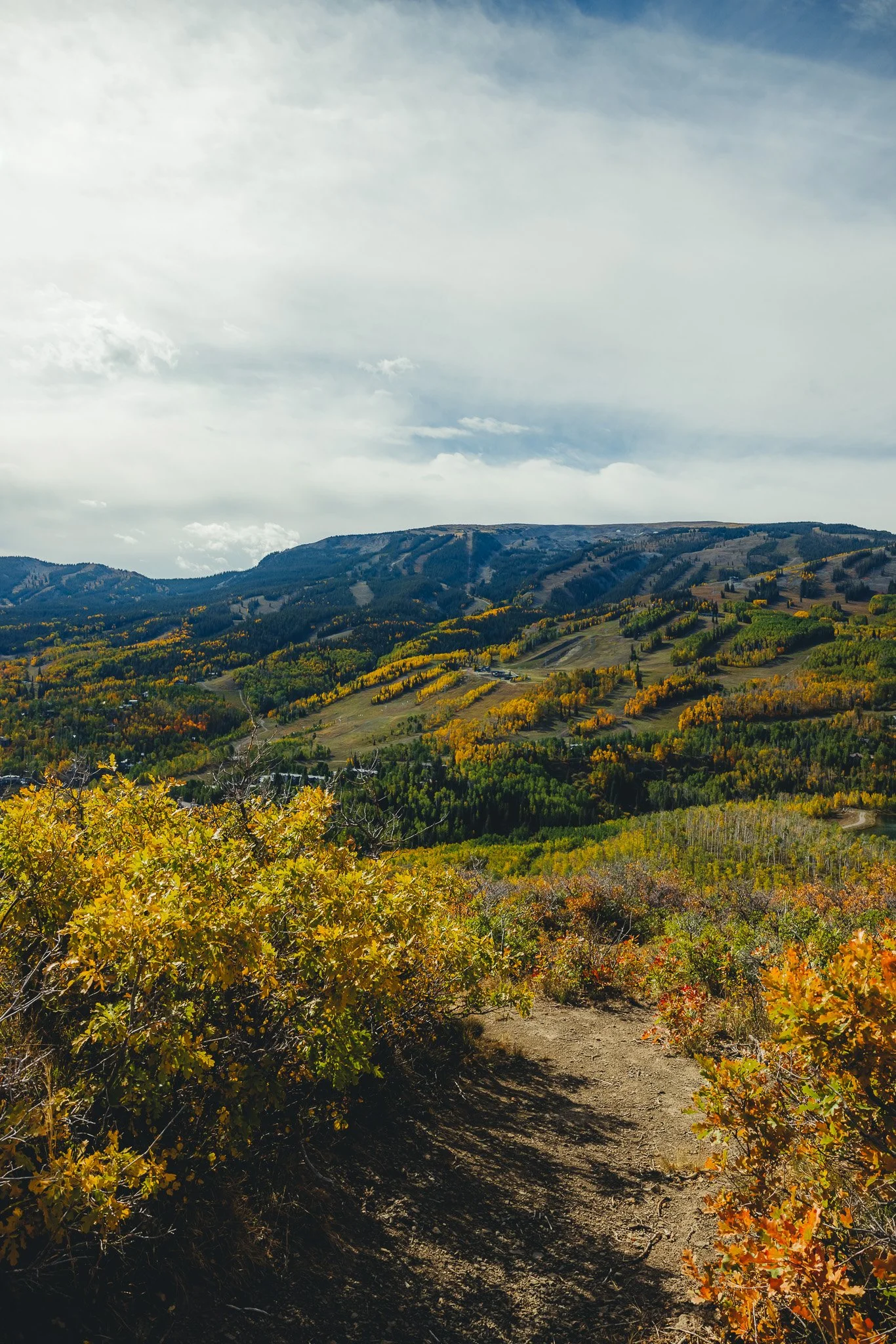 The hike up