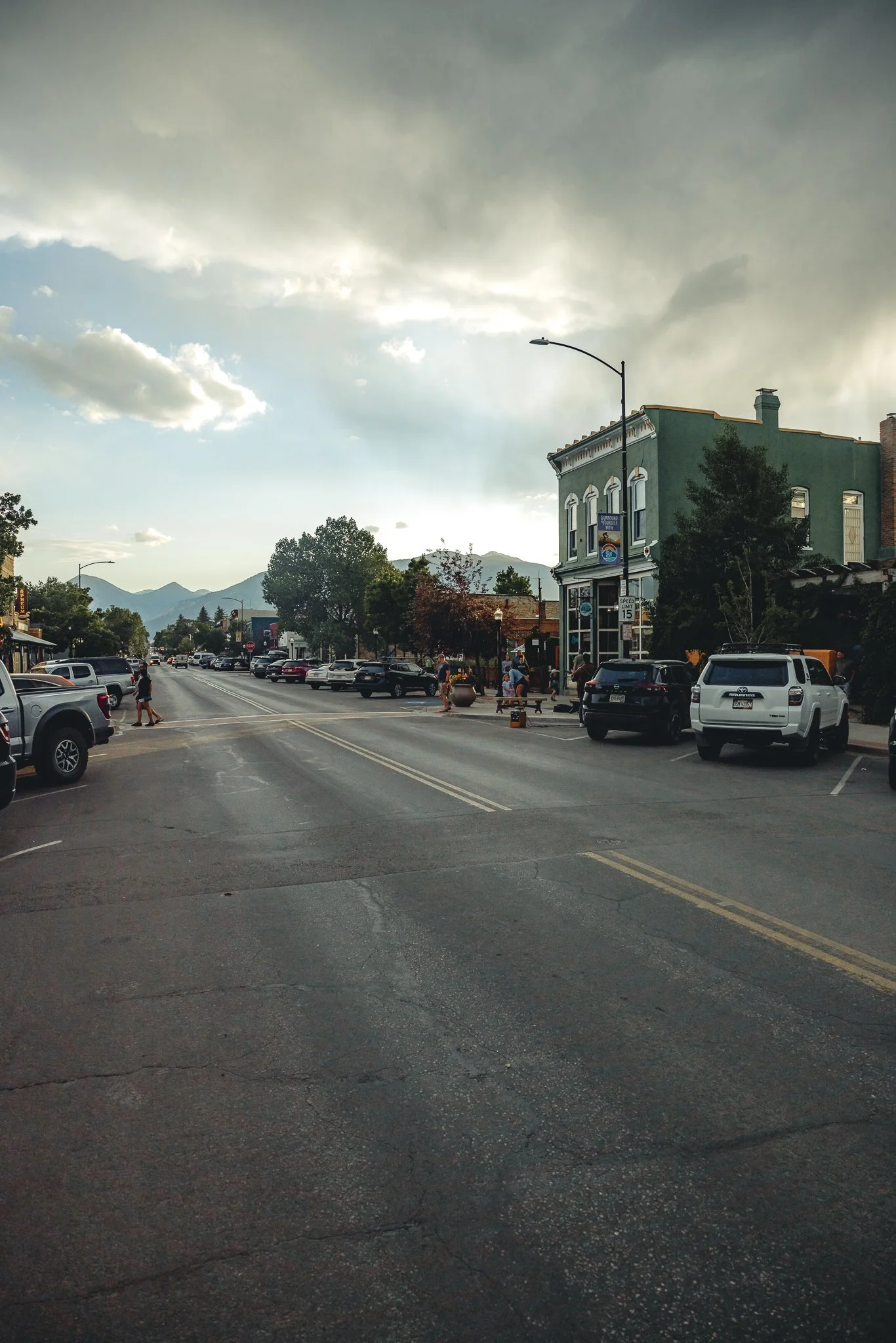 Downtown shopping in Buena Vista, CO