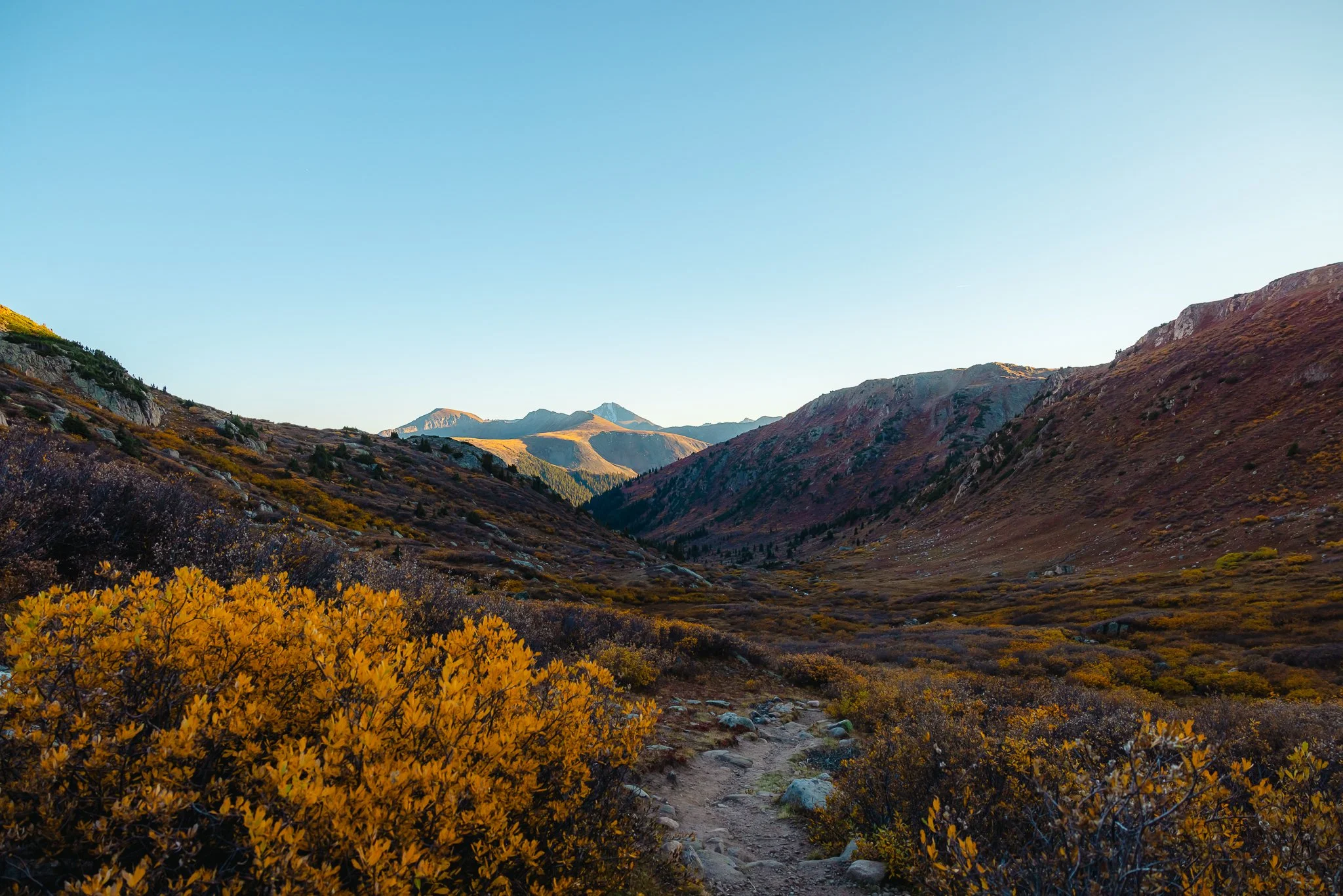 beautiful scenic backdrop on Independence Pass