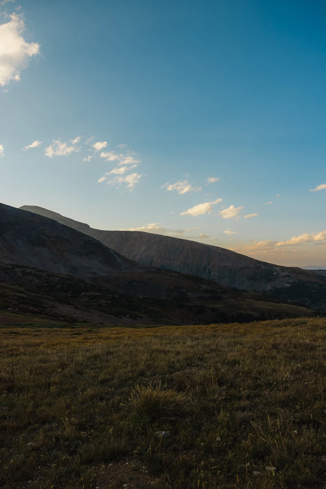 A sunset over Quandary Peak