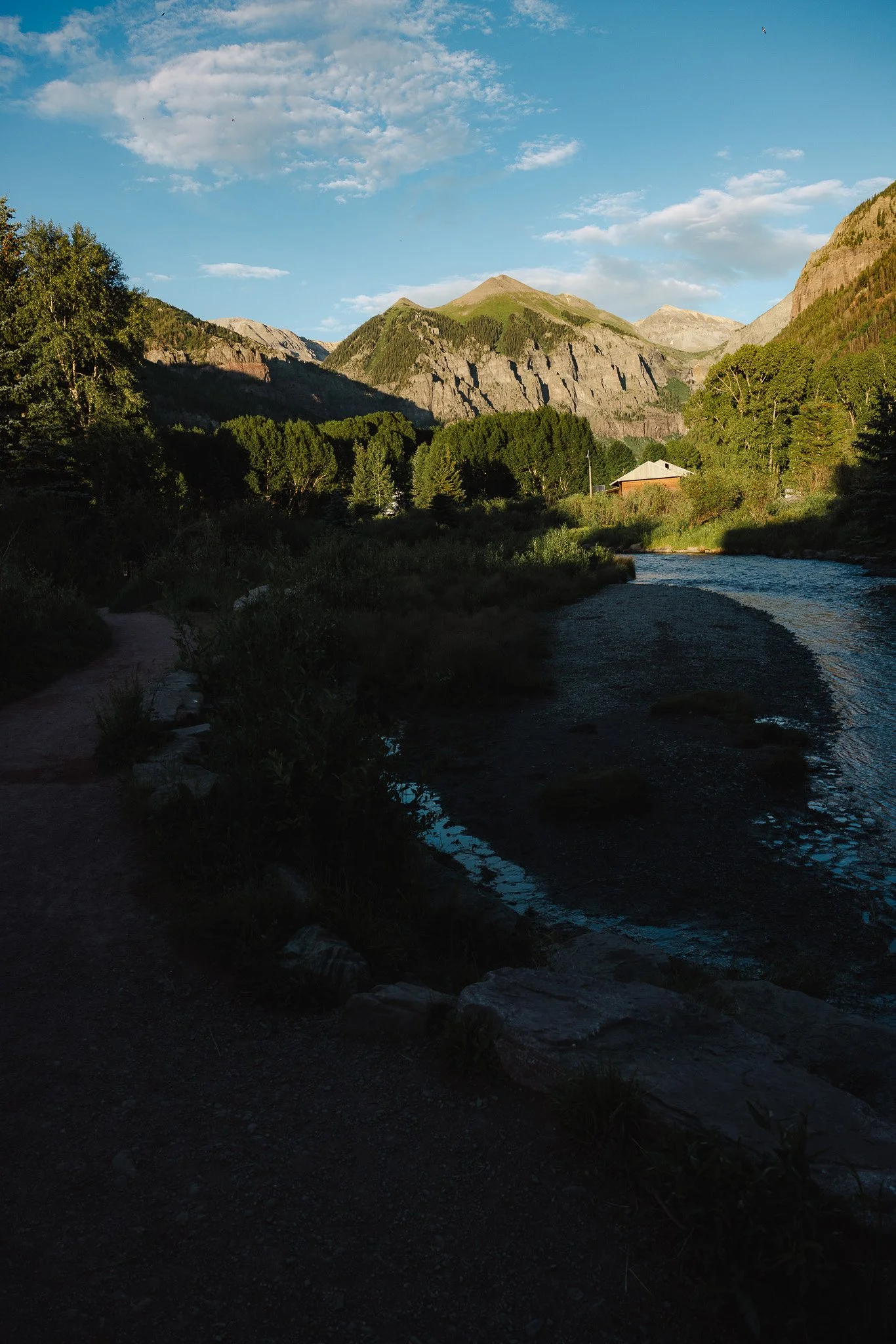 a walk along the river