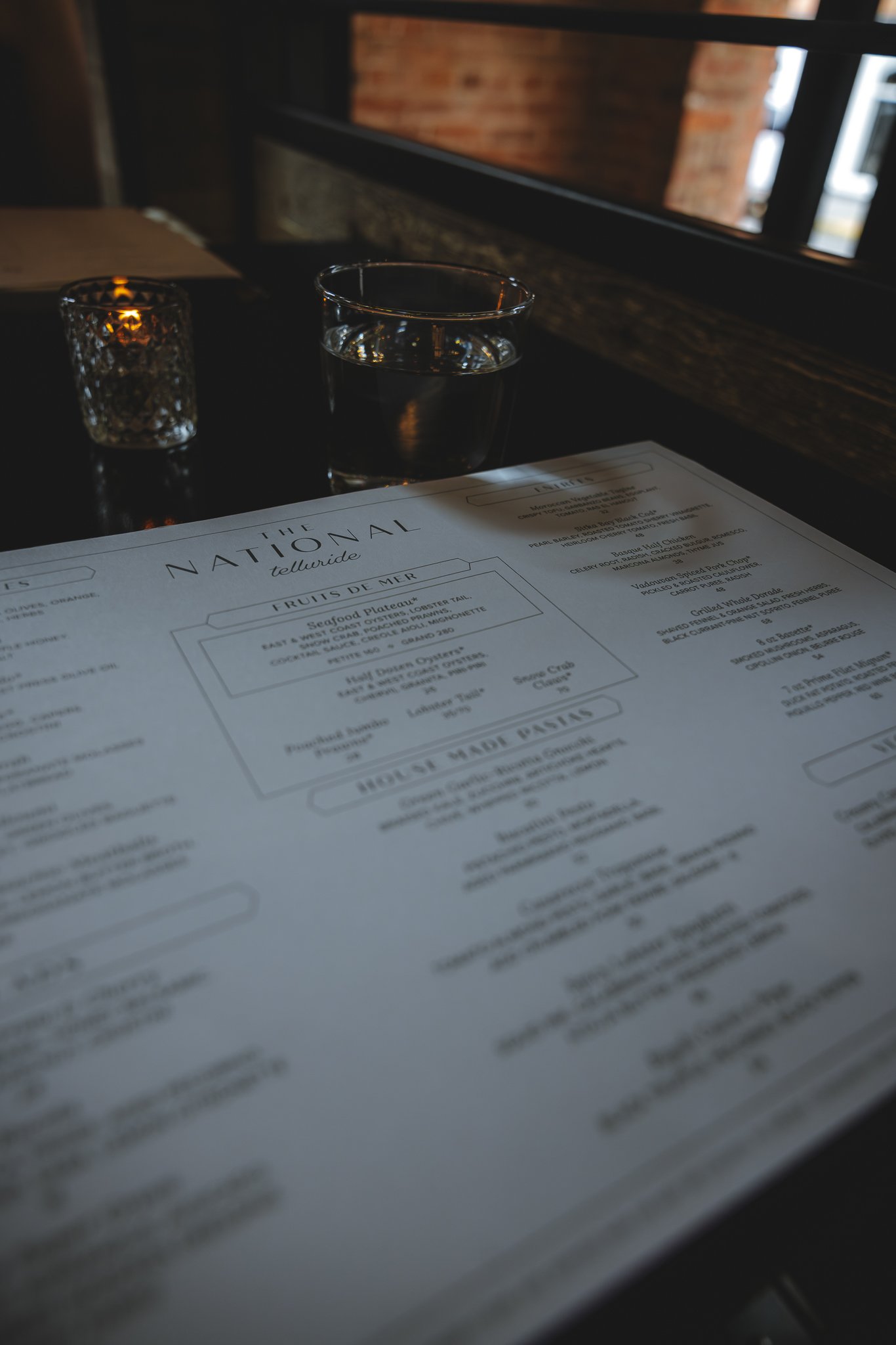 The National Menu