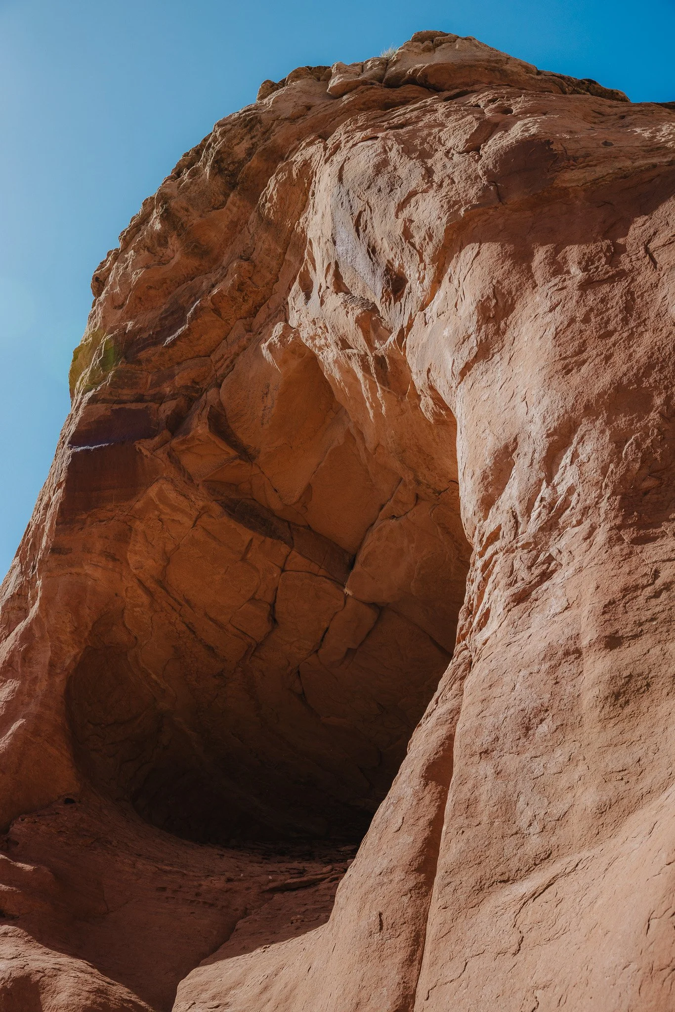 One of the unique rock structures near Broken Arch