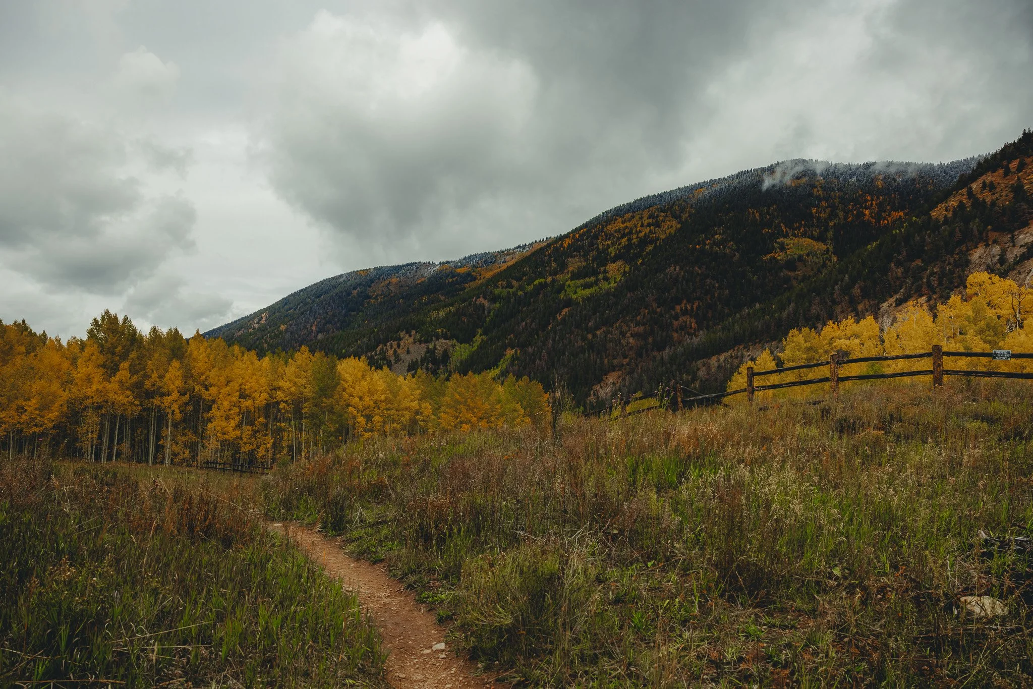 Mountain backdrop all around