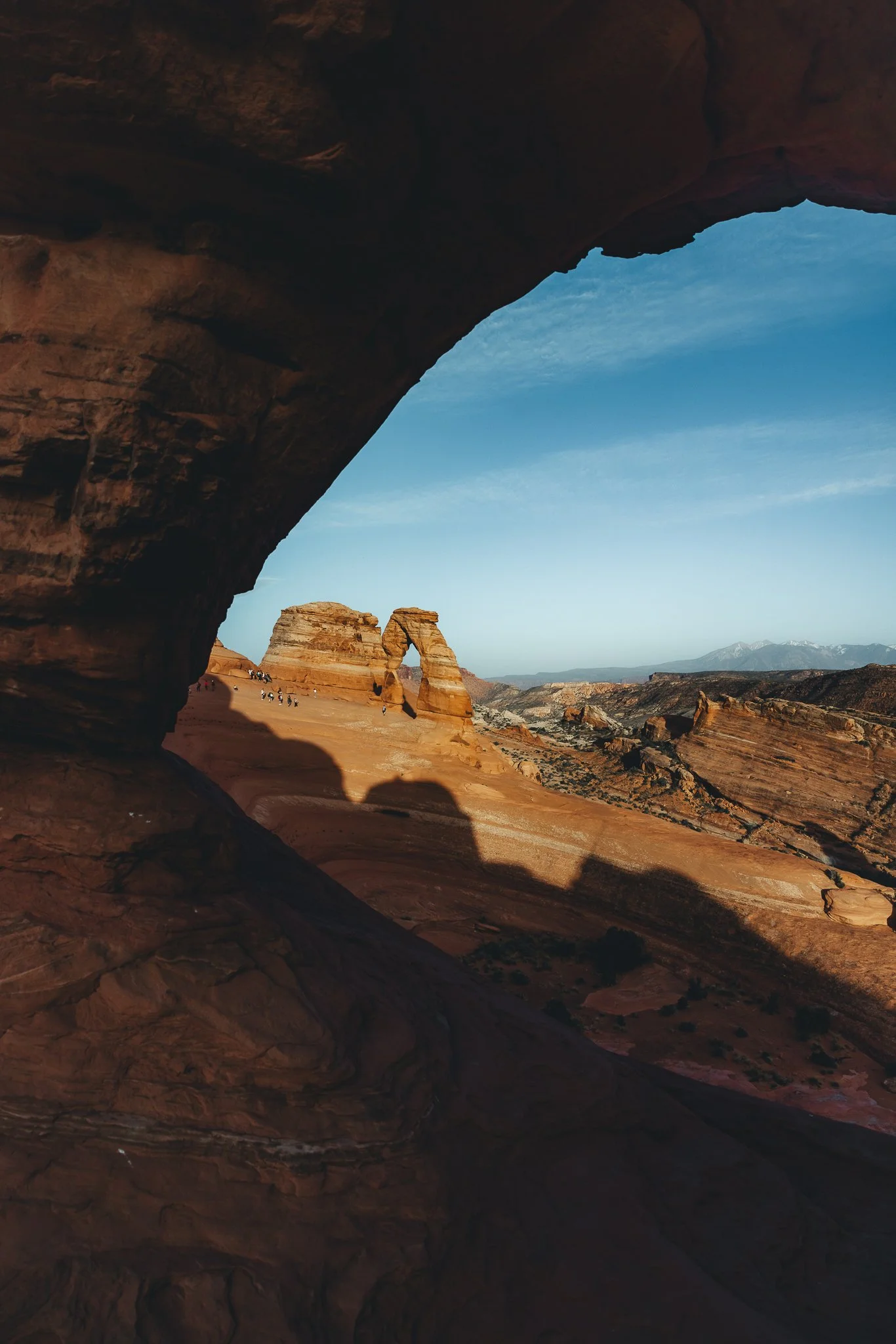 A secret spot to view Delicate Arch