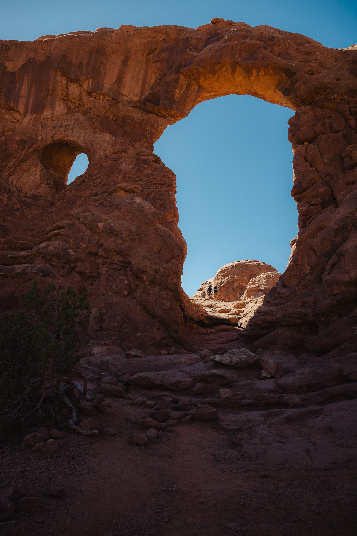 A scenic photo of Turret Arch