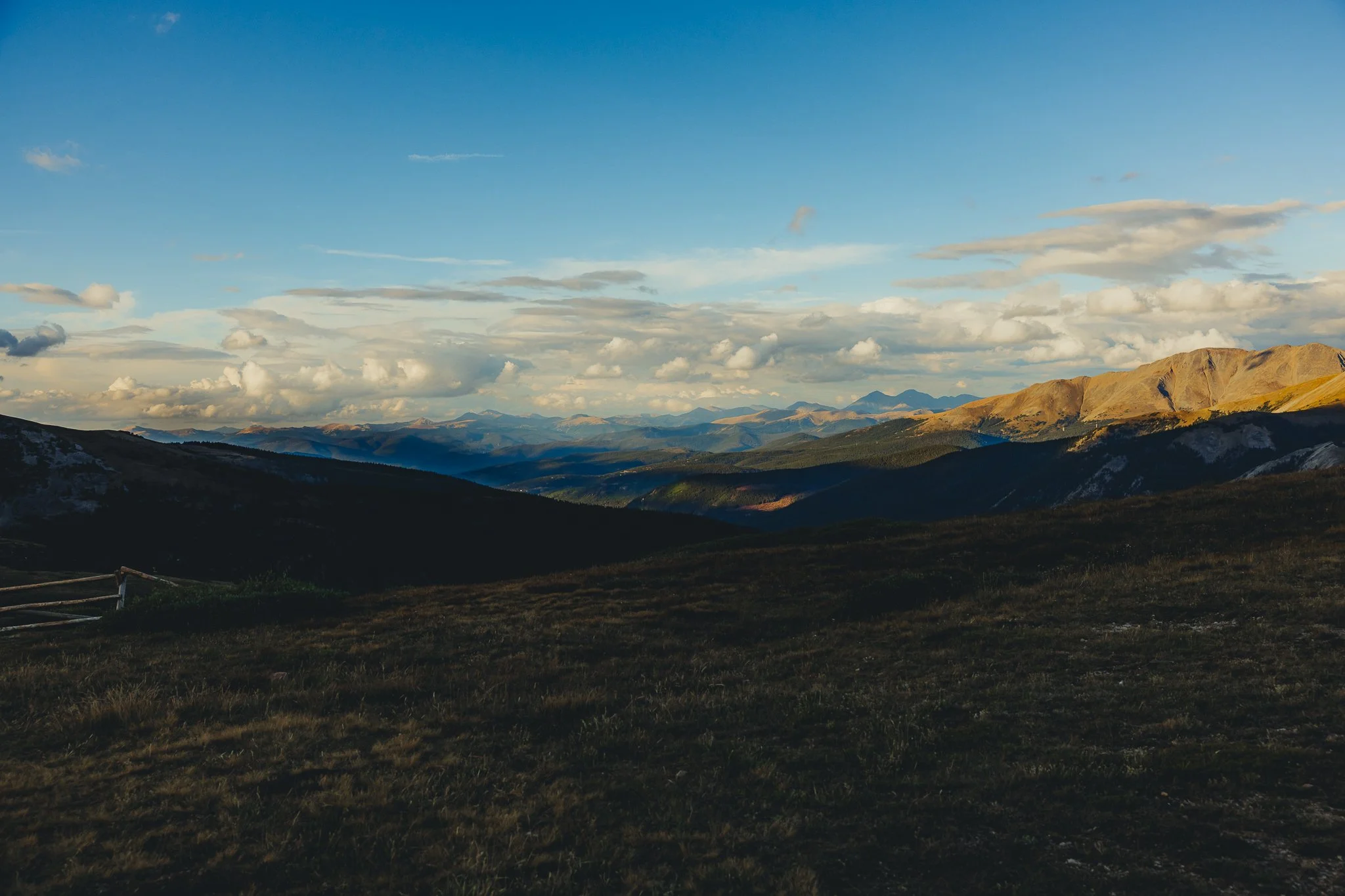 A sunset at the top
