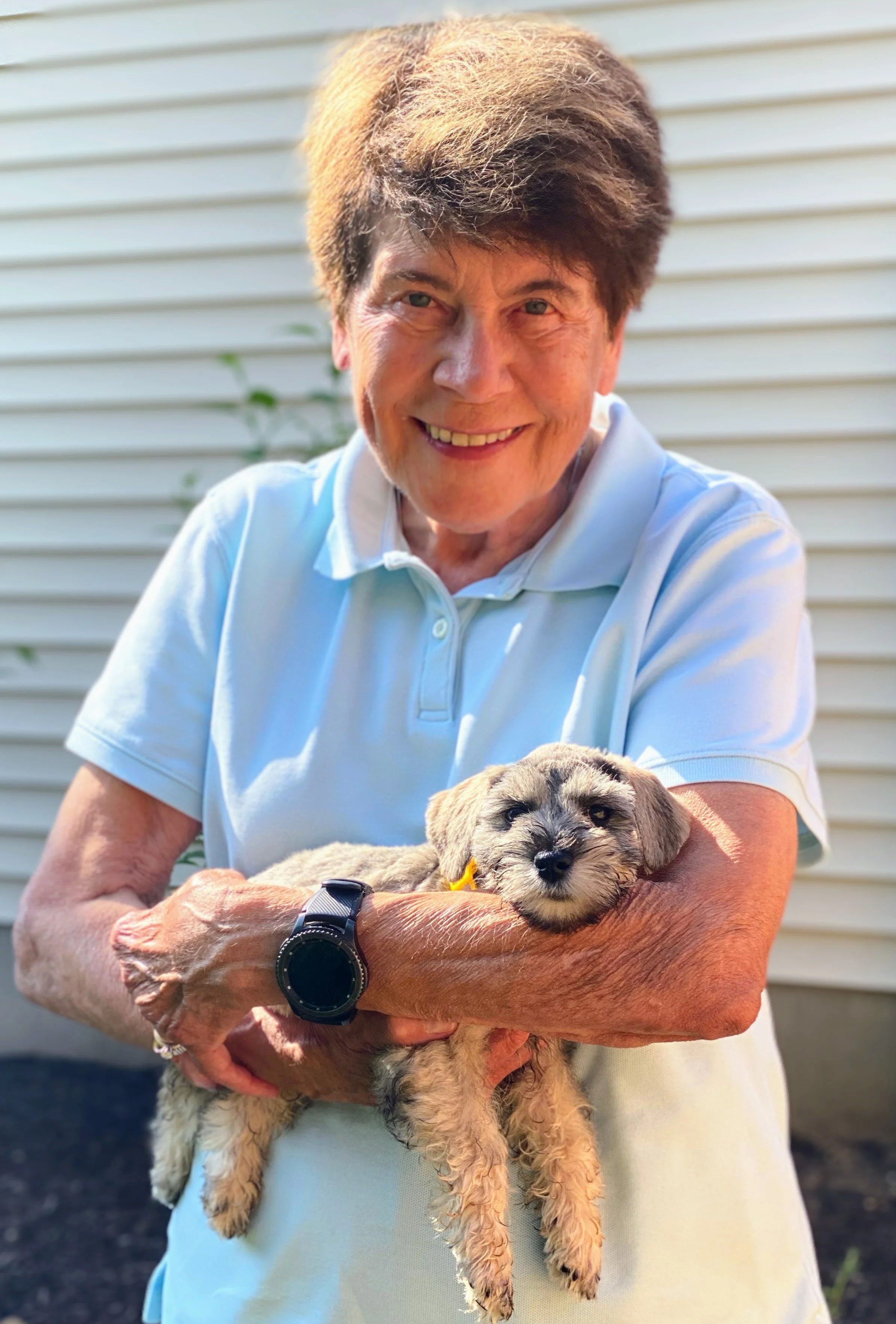 Congratulations to Linda on her new little guy! 