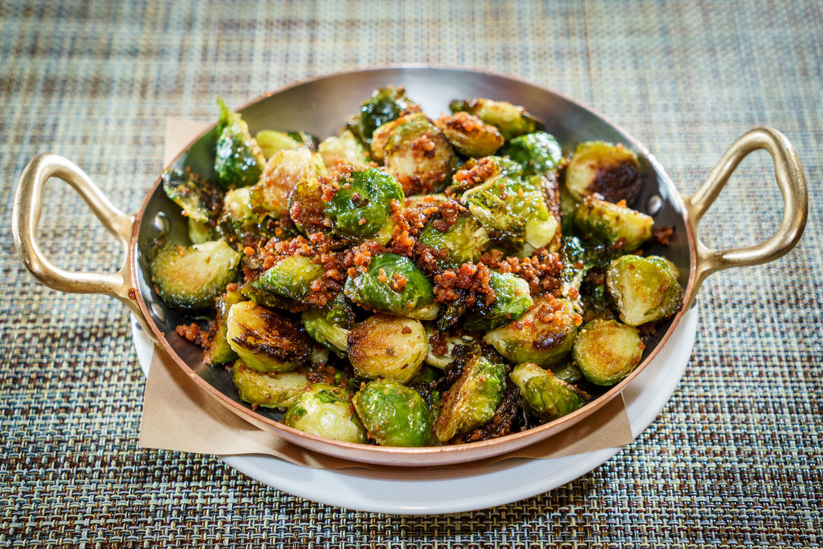  dish Brussels sprouts. Craft Restaurant farm-fresh American fare ,Address: 43 E 19th St, New York, NY 10003 Downtown Manhattan. photo by Stefano Giovannini 