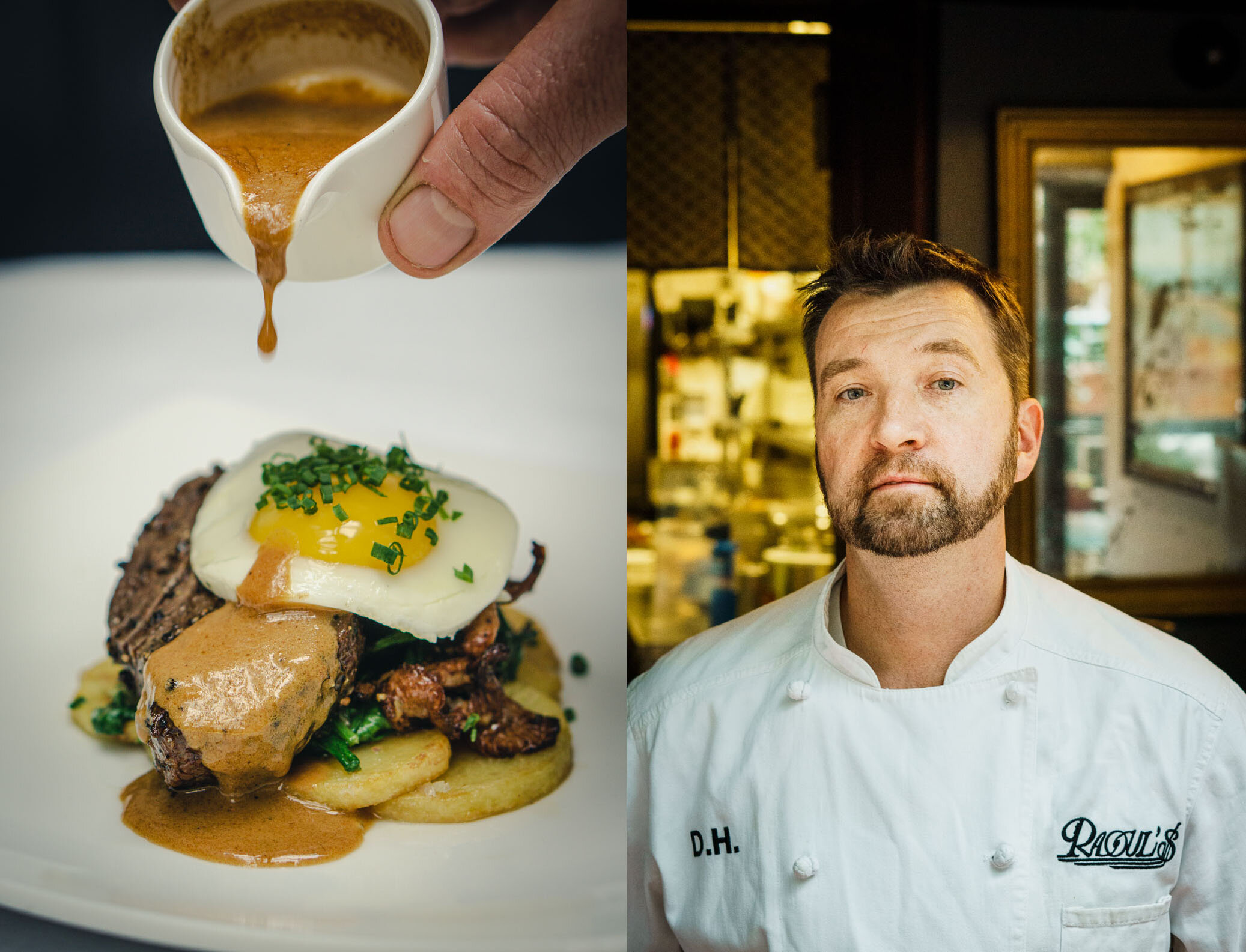  chef David Honeysett . Raoul's· French RestaurantClassic bistro dating to the 1970s with a bustling Parisian atmosphere & a serious French menu.Address: 180 Prince St, New York, NY 10012   Manhattan / Soho/ photo by Stefano Giovannini 