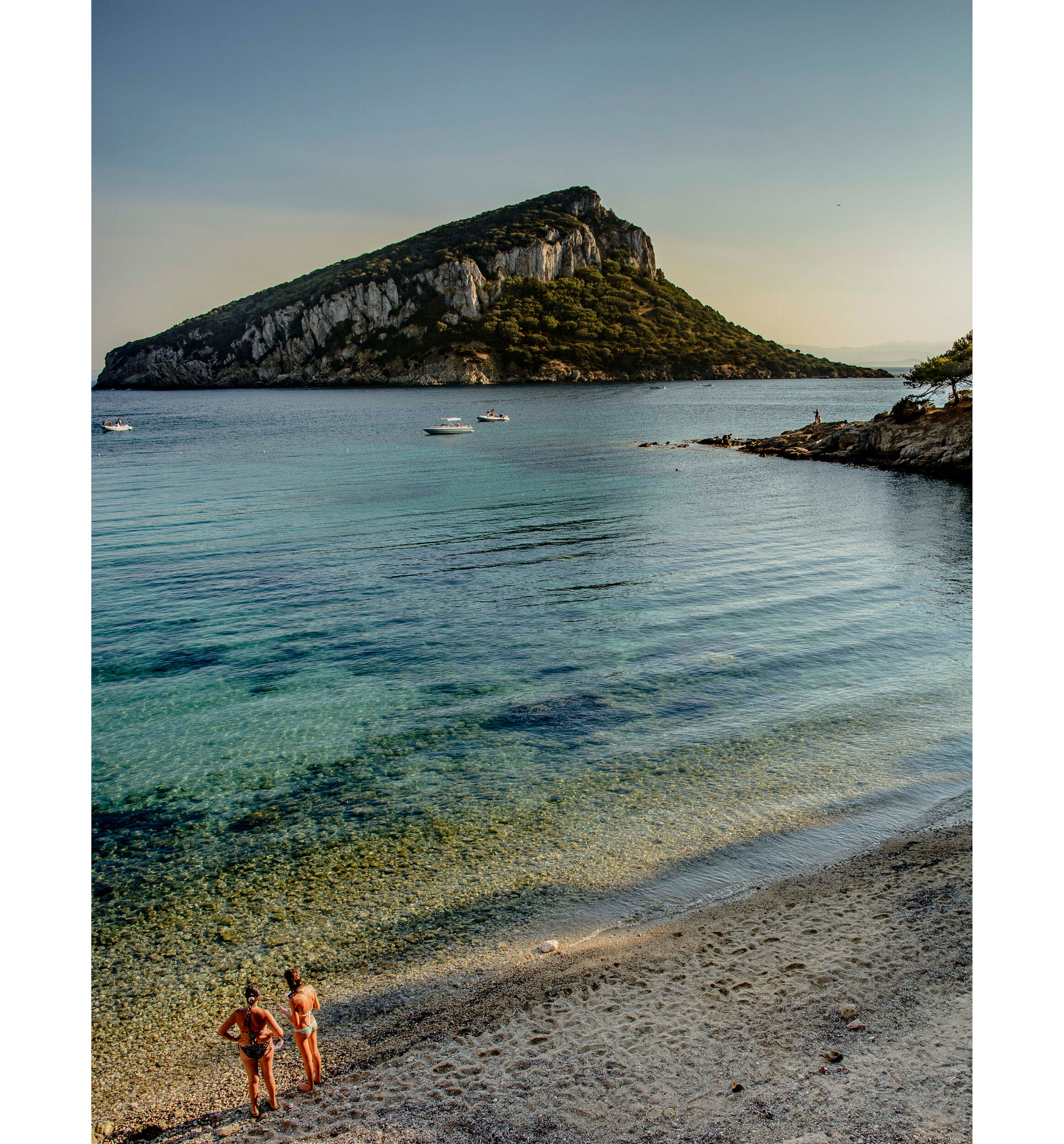  one of the beaches off Cala Moresca a 20 min walk on a dirt road from the port of Golfo Aranci, Sardinia  Italy 