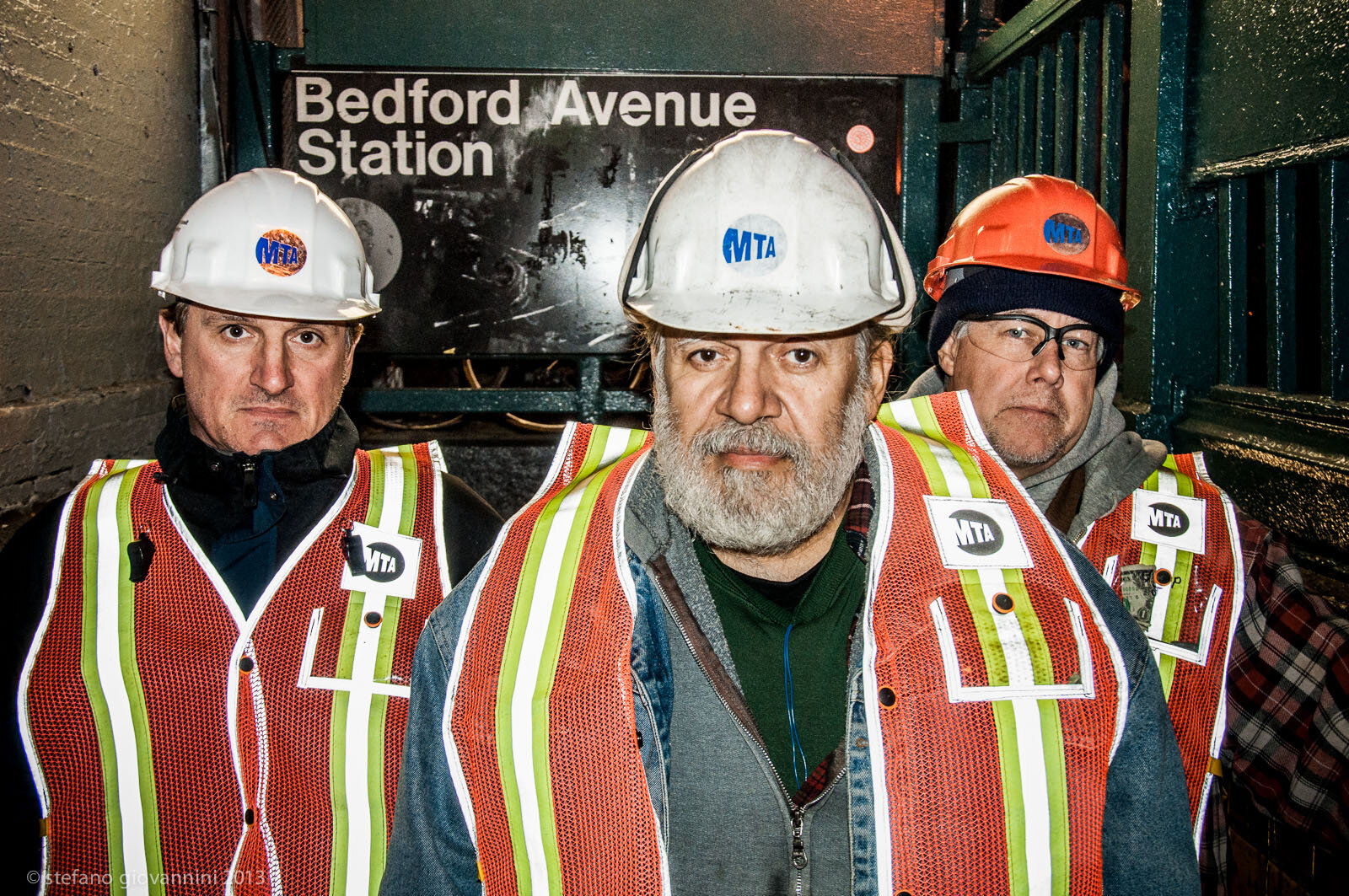  MTA supervisors in charge of draining the 1 mile  tunnel  flooded by hurricane Sandy between Bedford ave Brooklyn and 1st ave Manhattan.  