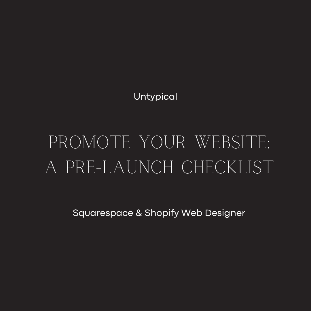 Promote Your Website: A Pre-Launch Checklist