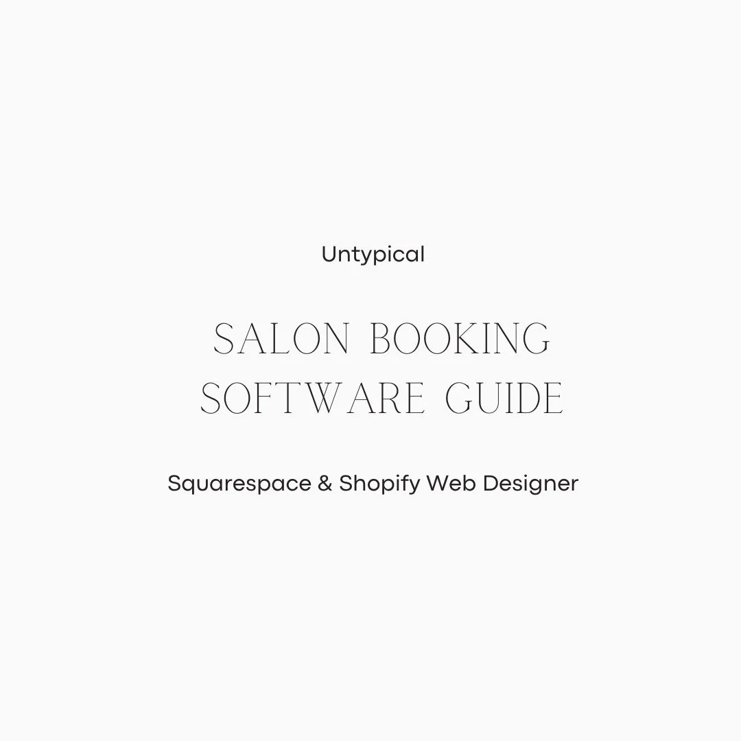 Attention salon owners! Is appointment scheduling and management a pain point for your business? Let's solve that! 💇&zwj;♀️💇&zwj;♂️

This Salon Software Guide compares six of the best options that can be integrated into your Squarespace website. Fr
