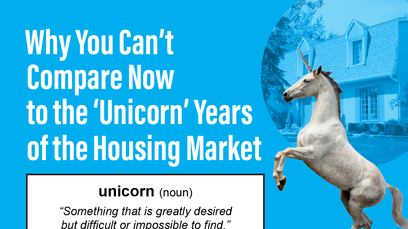 Why You Can’t Compare Now to the ‘Unicorn’ Years of the Housing Market