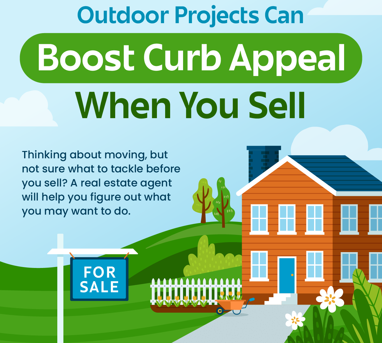 Outdoor Projects Can Boost Curb Appeal When You Sell