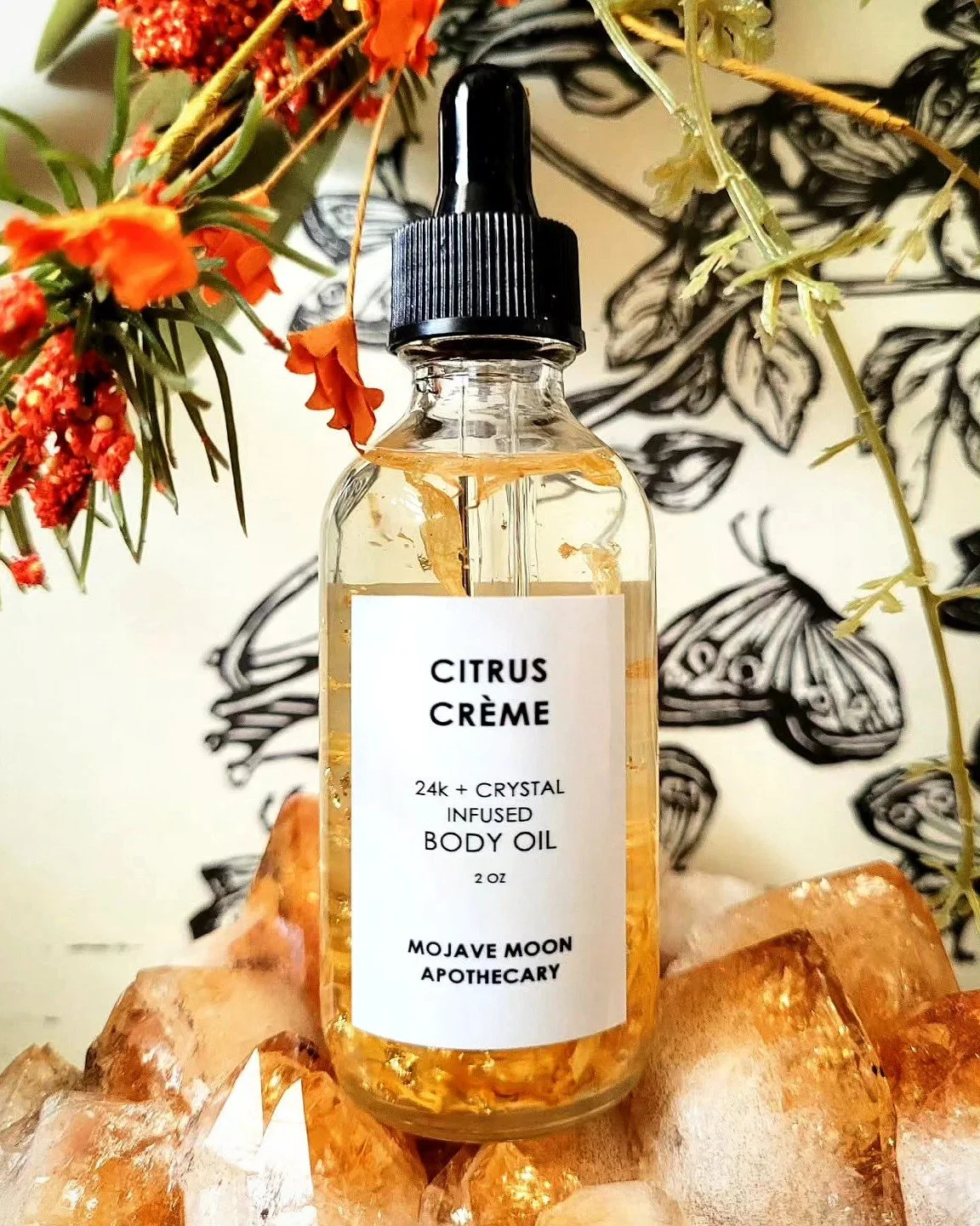 Citrus Creme 24kt Gold + Crystal Infused Body Oil
