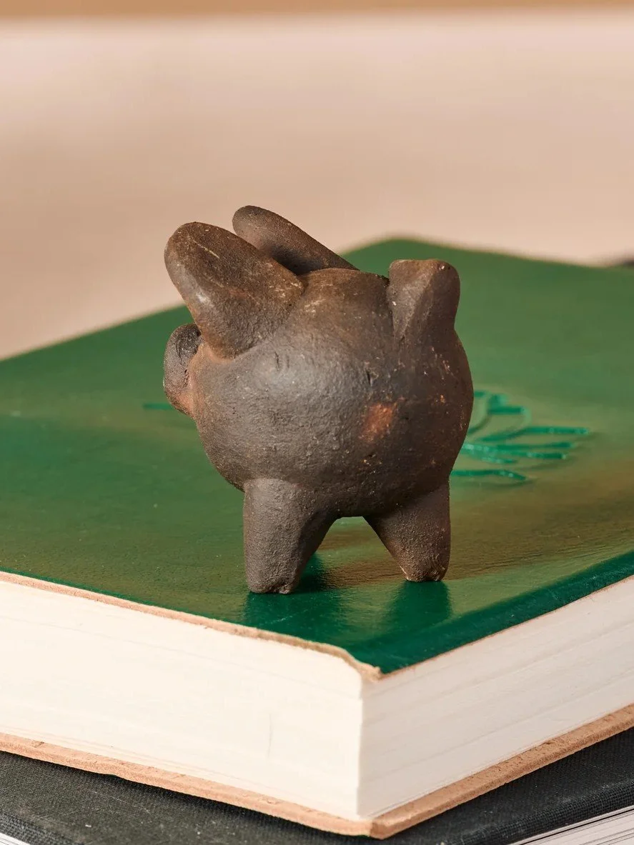 Terracotta Good Luck Pig Back - Chanchito