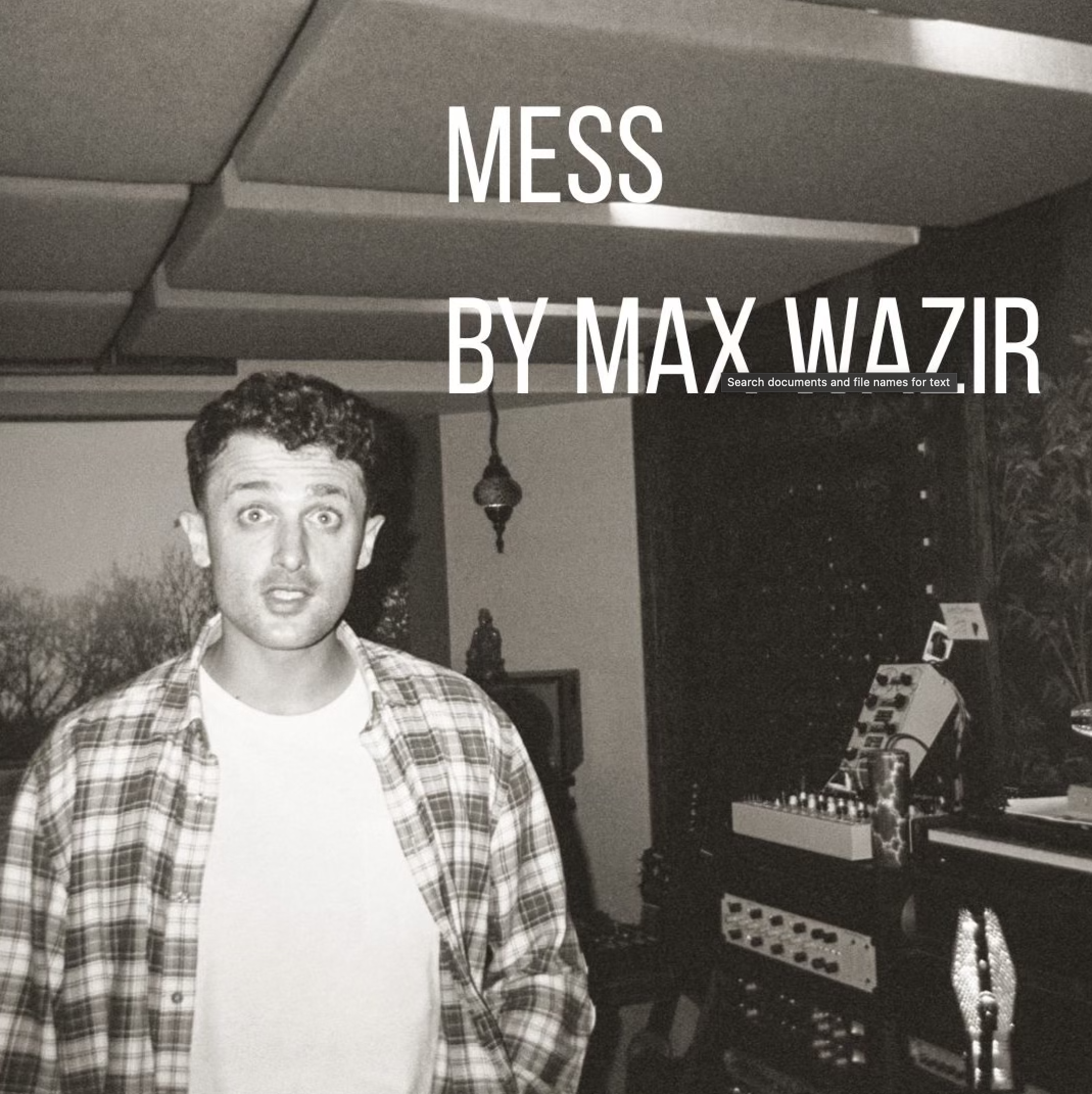 the mess - max wazir