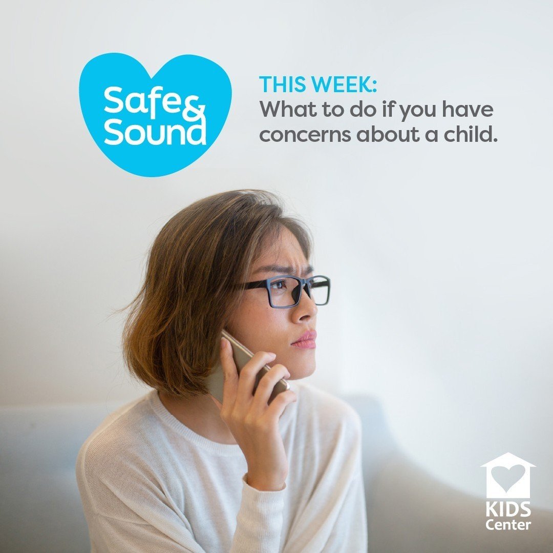 On our last day of Safe &amp; Sound, we're talking about what to do if you have concerns about a child. ⁠
⁠
Children rarely disclose abuse to adults. If a child DOES disclose abuse to you, report it IMMEDIATELY to the Oregon Child Abuse Hotline, 855-