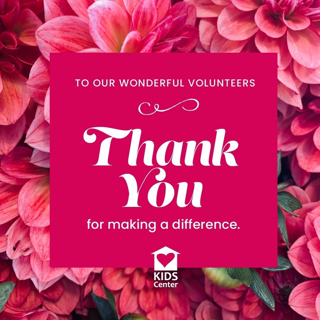 April is Volunteer Appreciation Month! ⁠
⁠
To all of our wonderful volunteers...⁠
⁠
...who help out at special events⁠
...who work behind-the-scenes⁠
...who take home projects⁠
...who welcome families and support our staff...⁠
⁠
THANK YOU!⁠
⁠
Every t