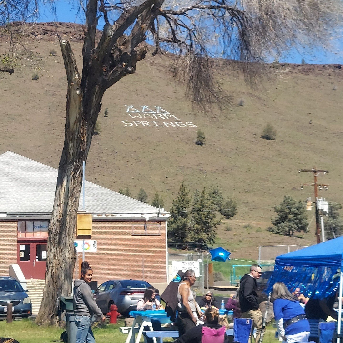Last week, we joined the people of Warm Springs to celebrate National Child Abuse &amp; Neglect Prevention Month. We enjoyed a meal out on the green lawn, heard from speakers, and took part in a round dance (our first!)⁠
⁠
This event was organized by