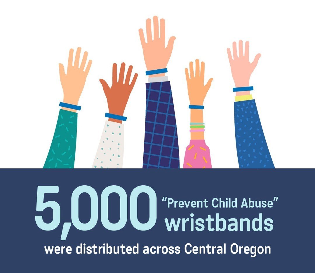 Here's what happened last month for April's Blue Ribbon Campaign, brought to you by KIDS Center and MountainStar! Across Central Oregon, people raised awareness and took steps to prevent child abuse...from wearing wristbands, to attending community e