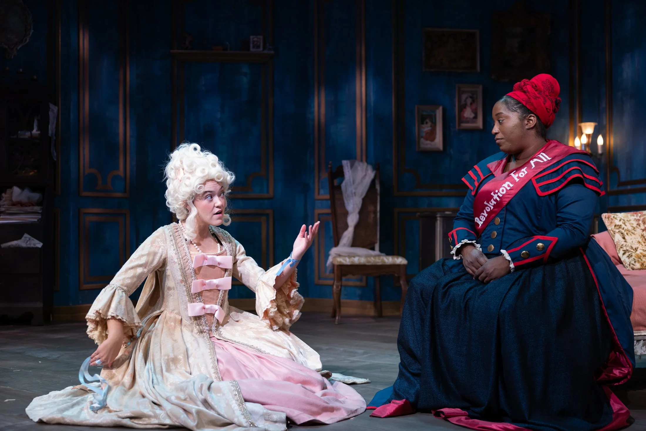 photo by Craig Stokle // Lisa Purrone and Jackie Alexis in The Revolutionists