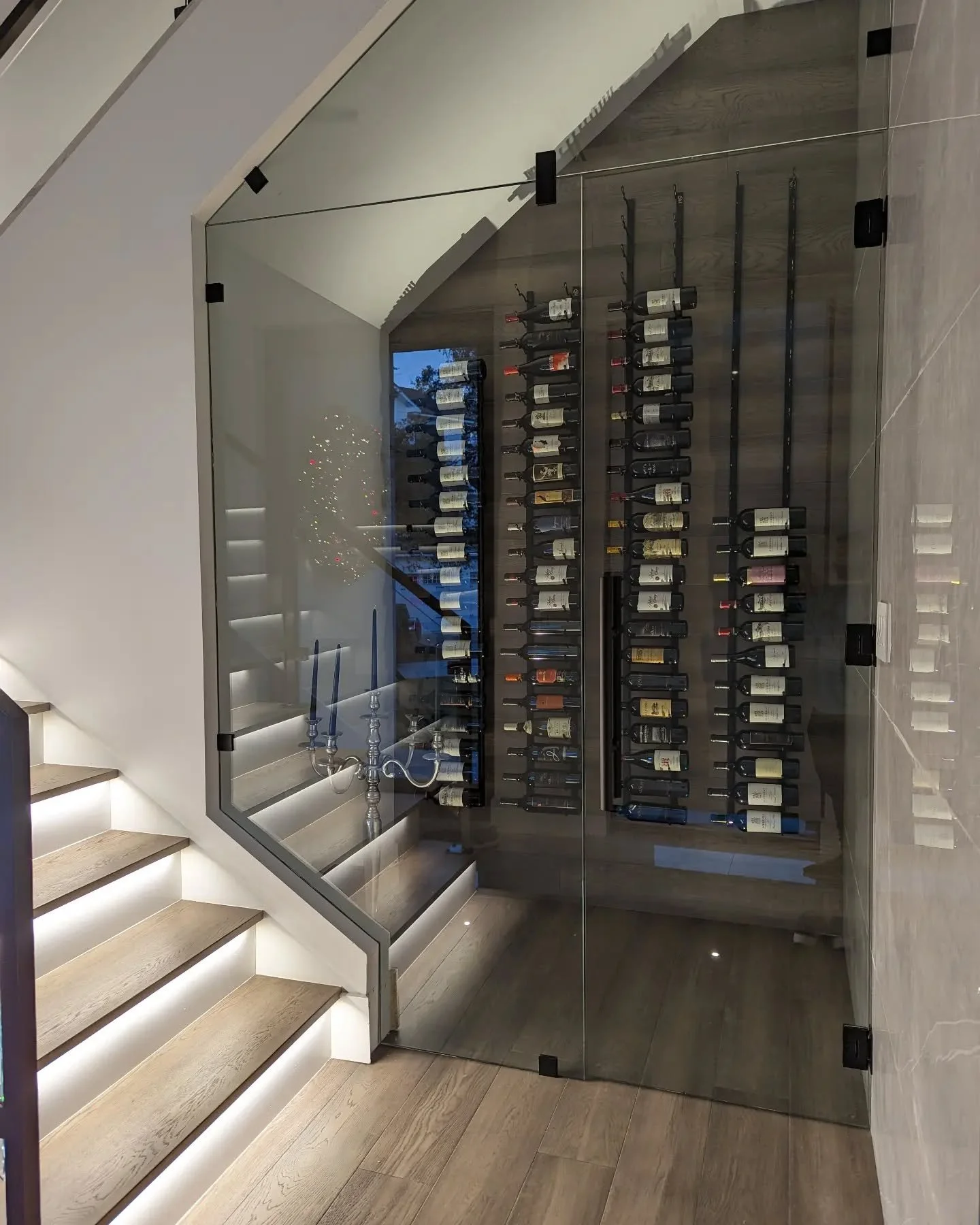 Don't forget to grab a bottle on the way up...
#winelover
#customhomes 
#custombuilder 
 #luxuryhomes